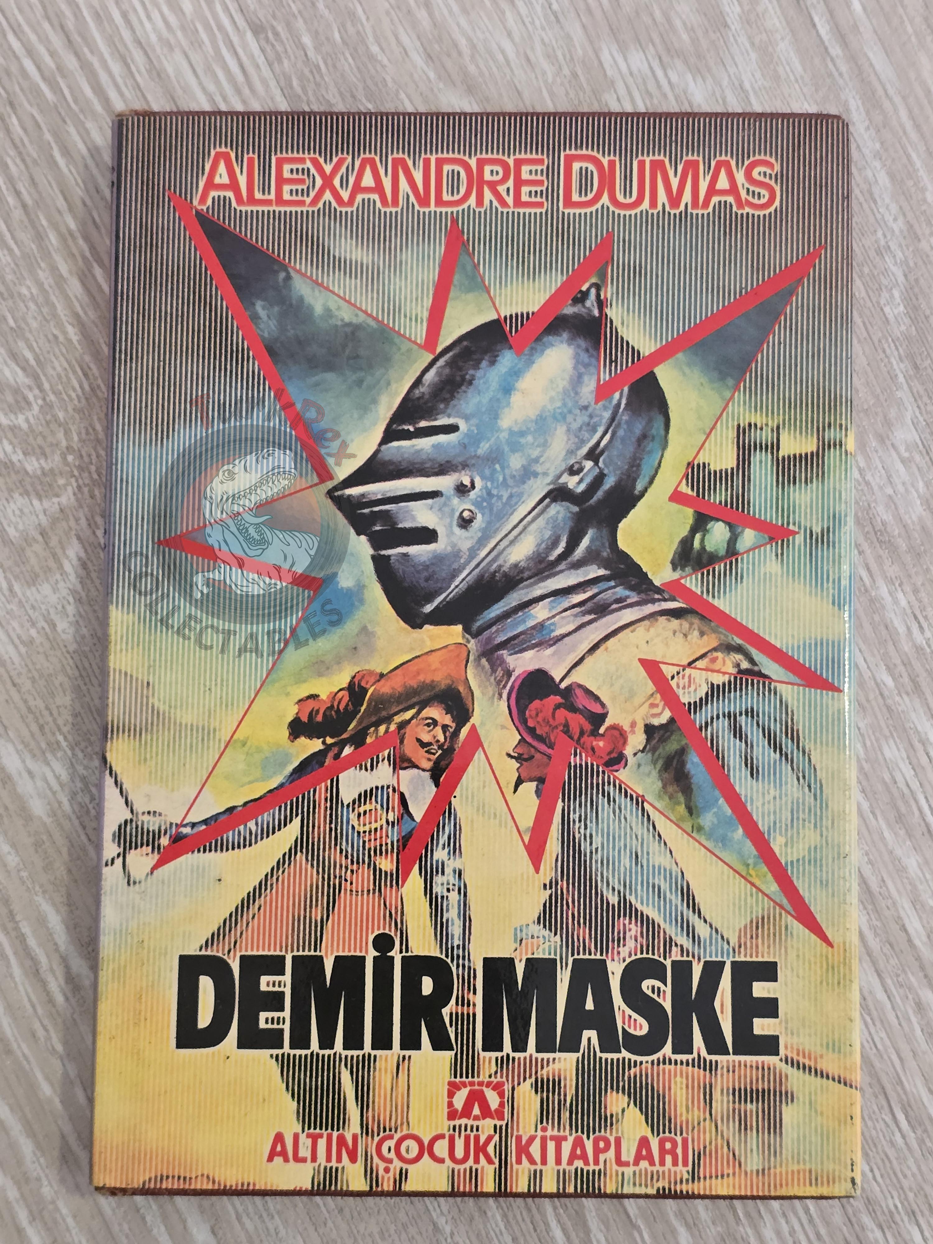 Alexandre Dumas – The Man with the Iron Mask 1984 HC/DJ Turkish Book Turkey