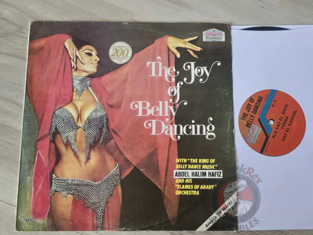 Abdel Halim Hafiz - The Joy Of Belly Dancing Turkish Pressing Vinyl Turkey Edition Oriental