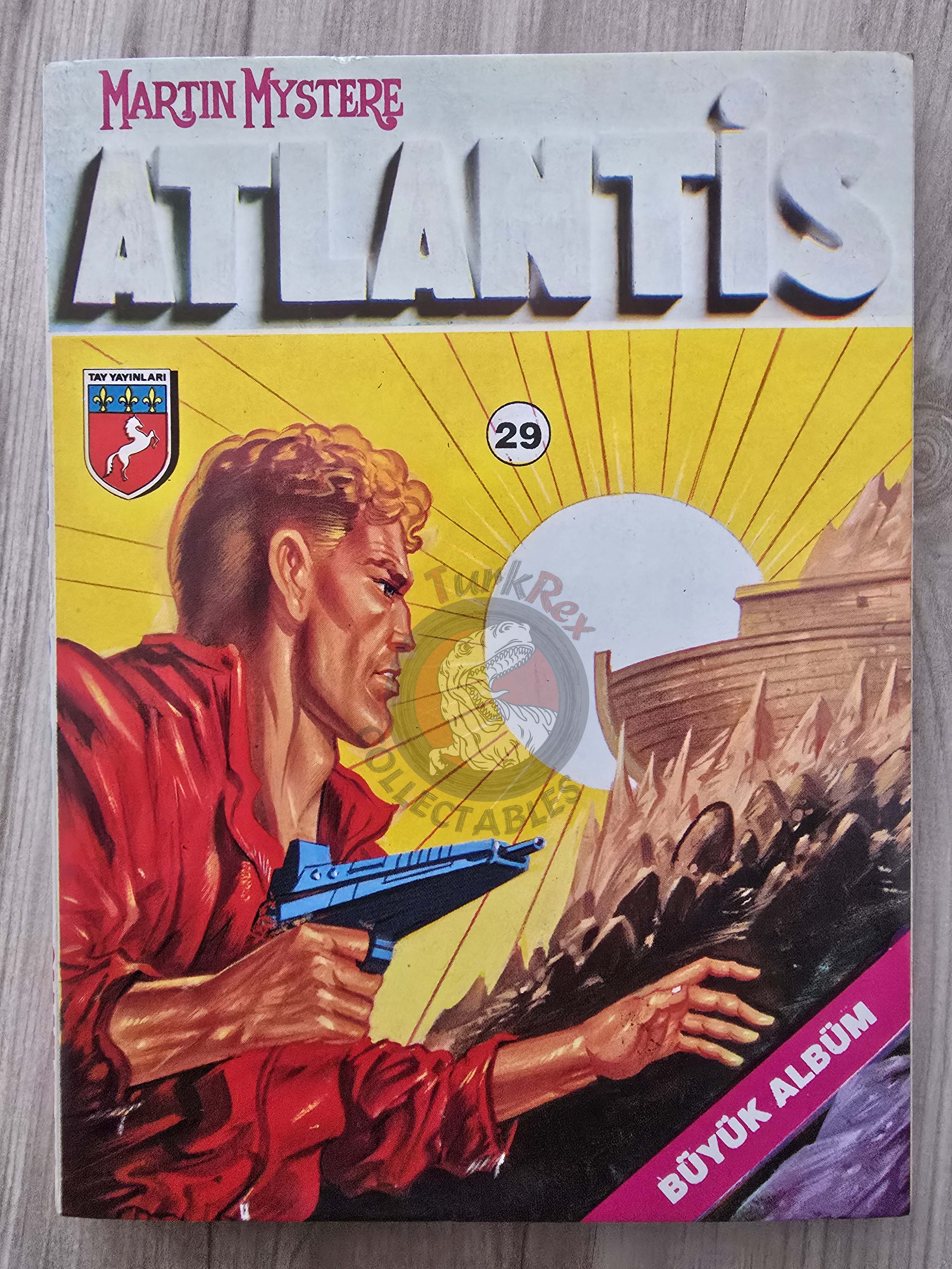 Martin Mystère #29 Operazione Arca 80s Turkish Comic Turkey #3 #73 #79