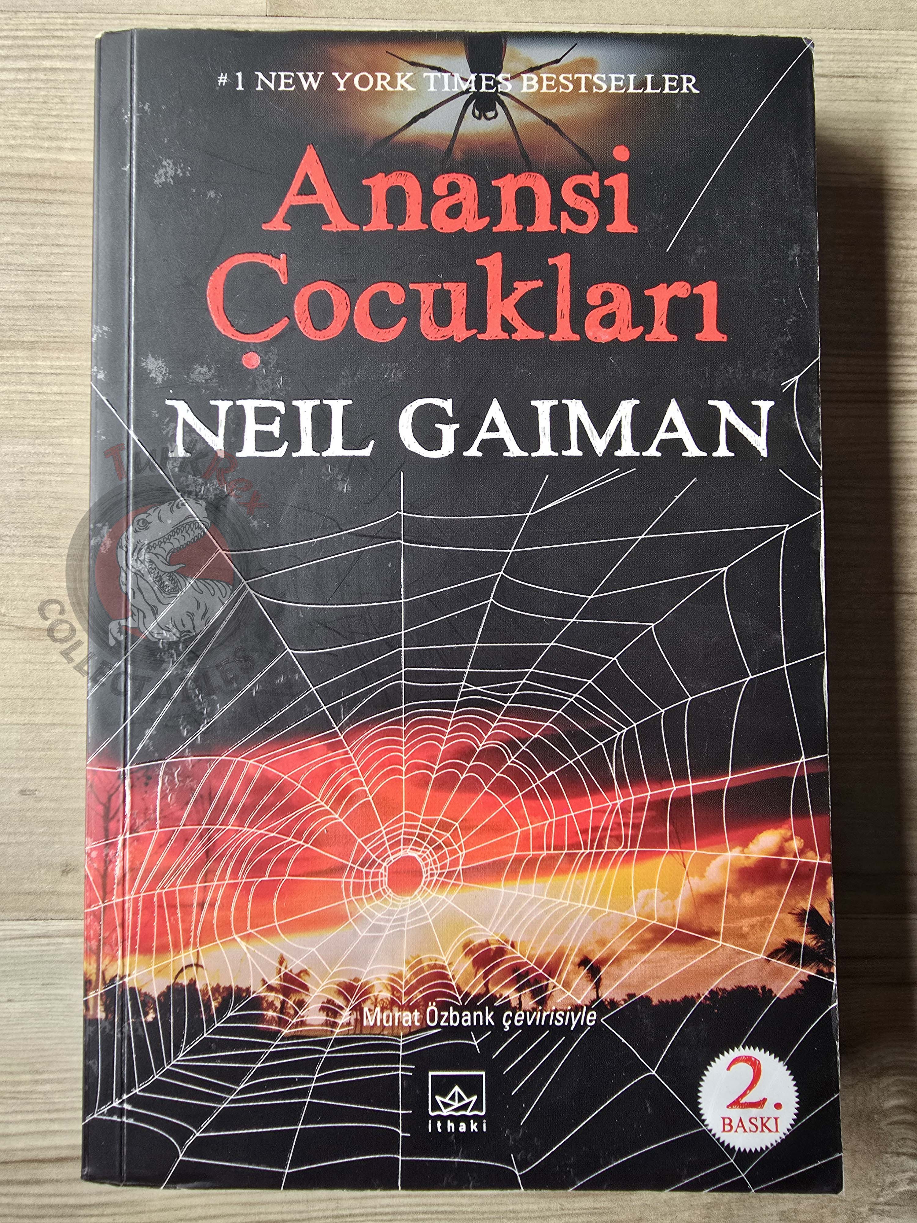 Neil Gaiman – Anansi Boys 2013 Turkish Book Turkey