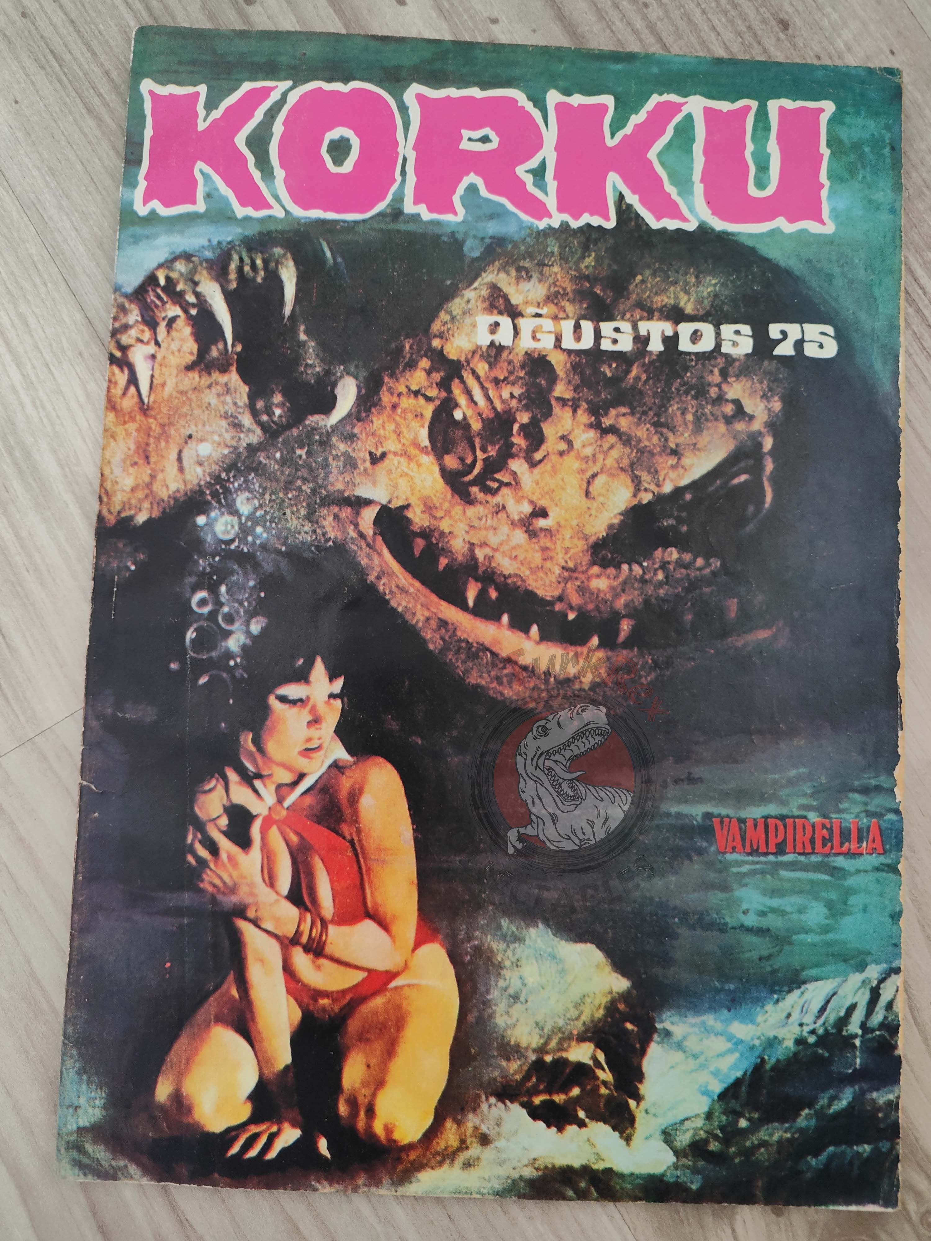 Korku August 1975 Turkish Comic Turkey Vampirella #29 Warren Creepy Eerie