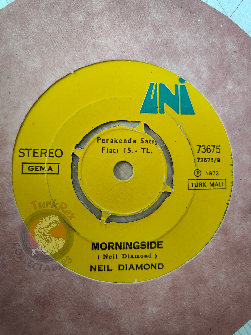Neil Diamond – Cherry, Cherry 7" Turkish Pressing Vinyl Turkey Edition 2