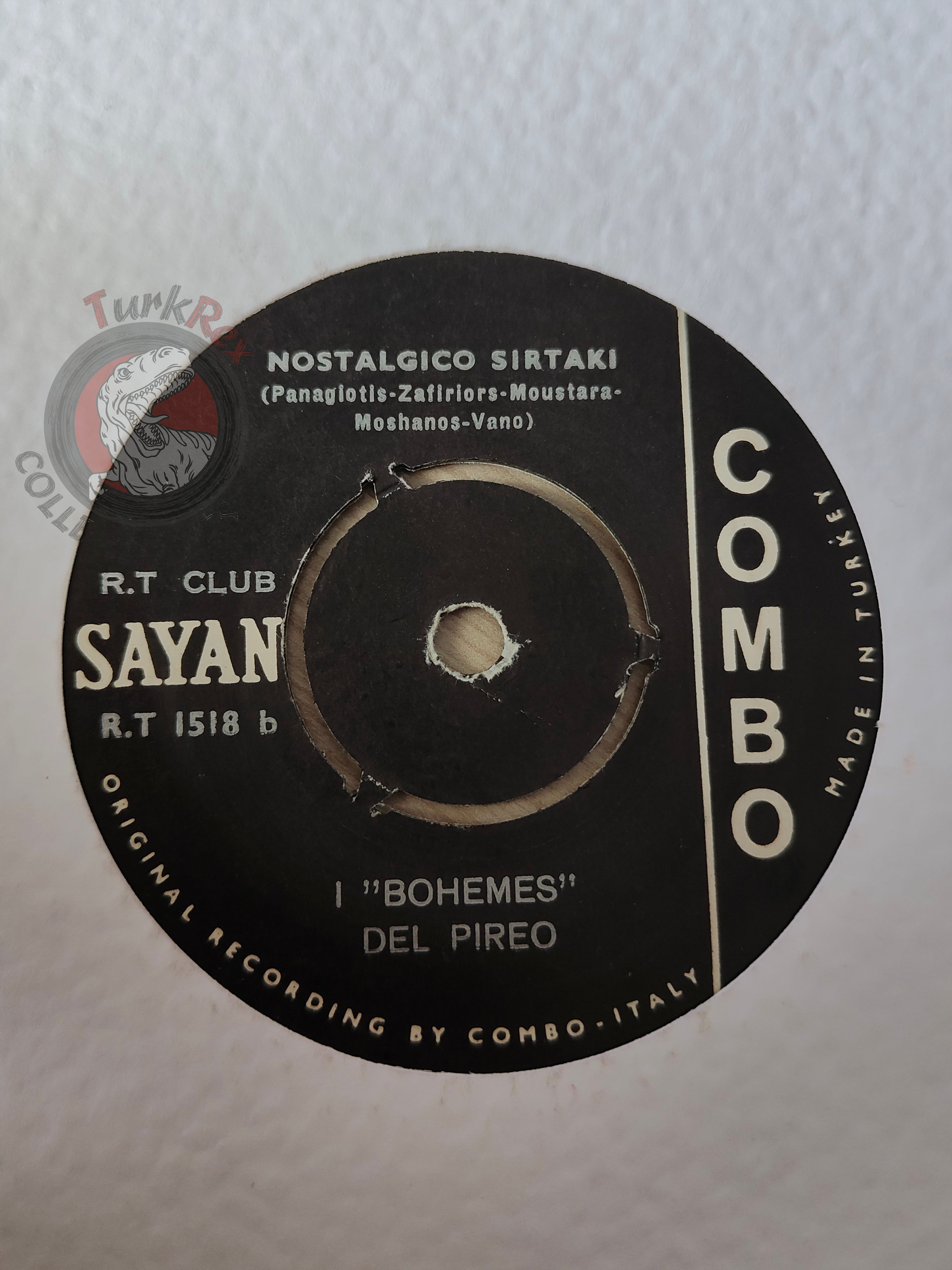 I Bohemes Del Pireo – La Danza Di Zorba 7" Turkish Pressing Vinyl Turkey Edition