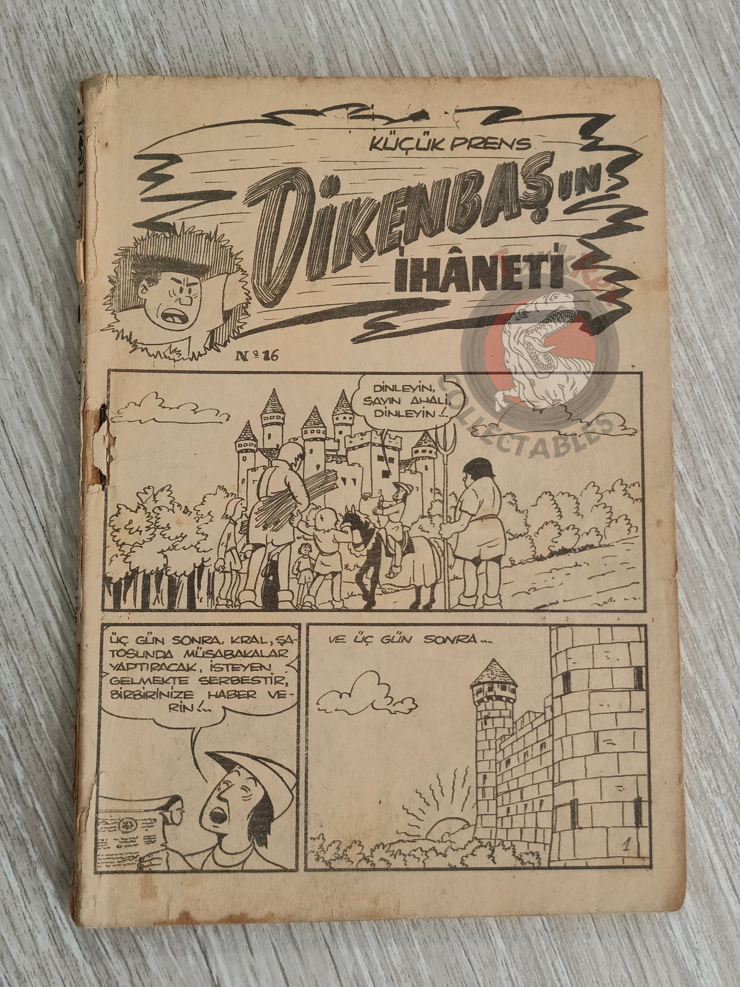 Johan et Pirlouit #16–18 1966 Turkish Comic Turkey Le Châtiment de Basenhau #1