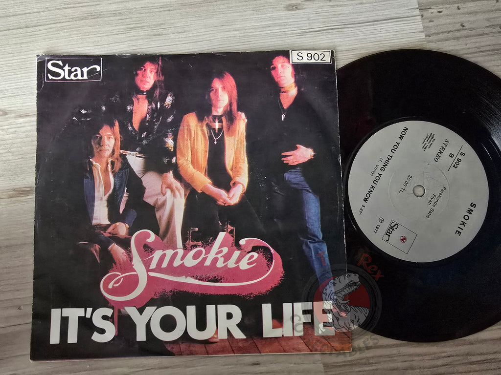 Smokie – It's Your Life 7" Turkish Pressing Vinyl Turkey Edition