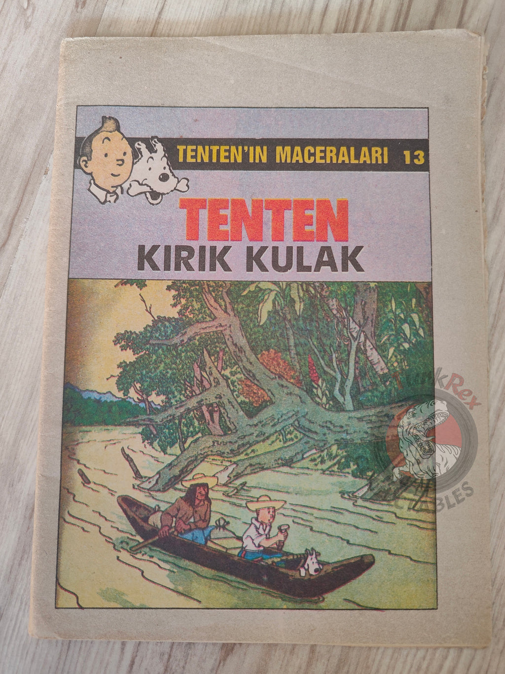 Tintin – The Broken Ear  1989 Turkish Edition Comic Turkey