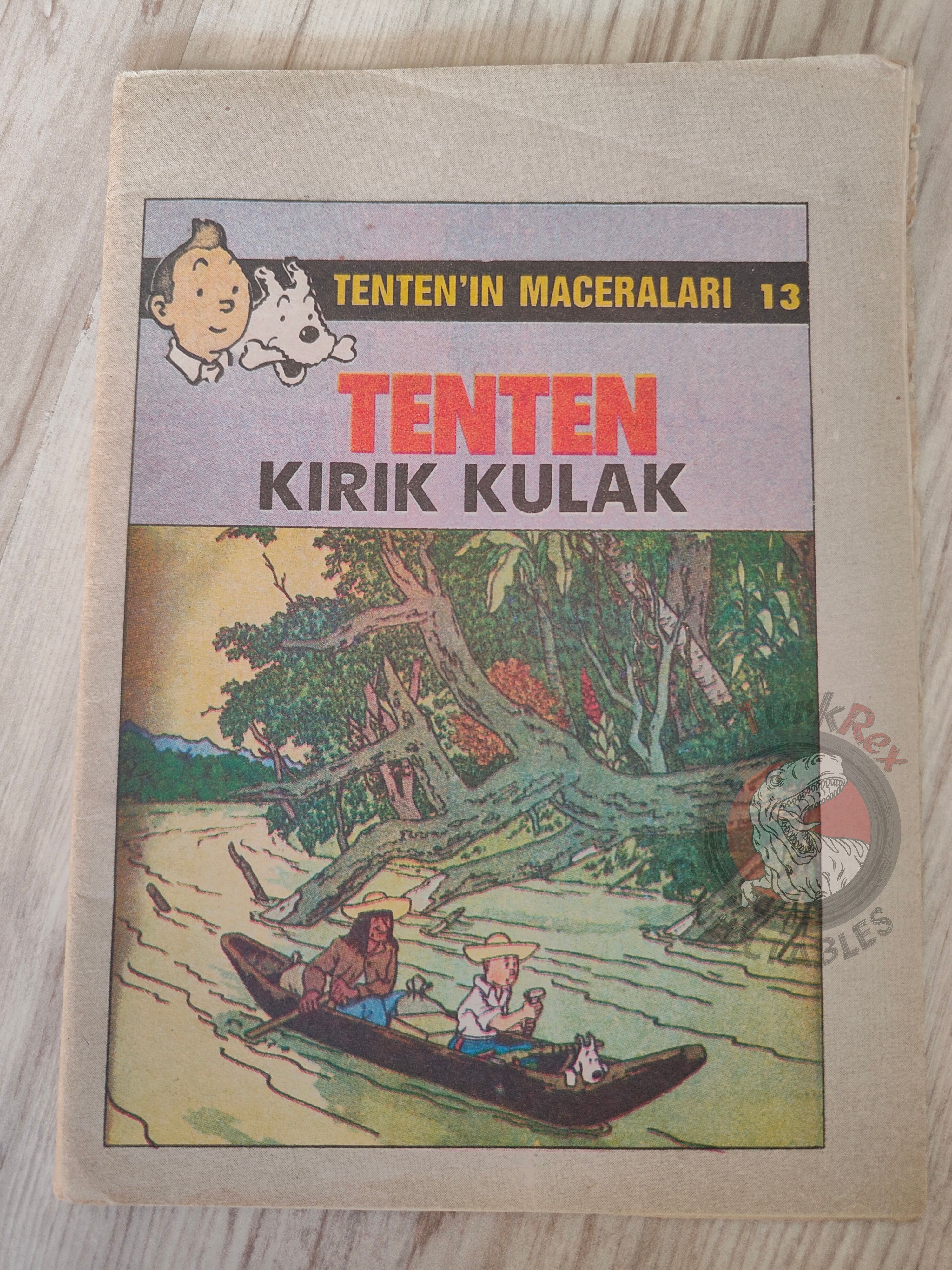 Tintin – The Broken Ear  1989 Turkish Edition Comic Turkey