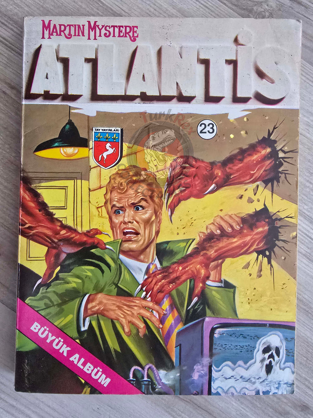 Martin Mystère #23 Operazione Dorian Gray  80s Turkish Comic Turkey #63 #65