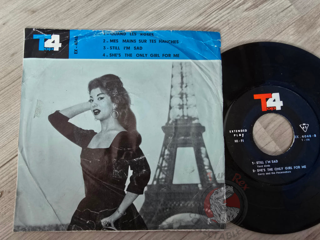 The Yardbirds / Adamo / Gerry & The Pacemakers 7" Iran Pressing Vinyl Iranian Edition