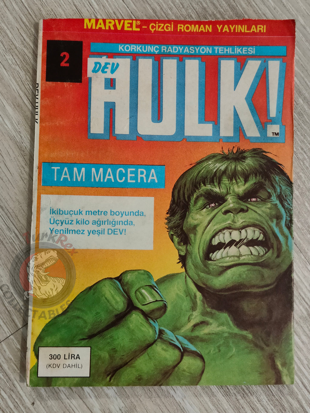 Hulk #2 1987 Turkish Comic Turkey cover #17