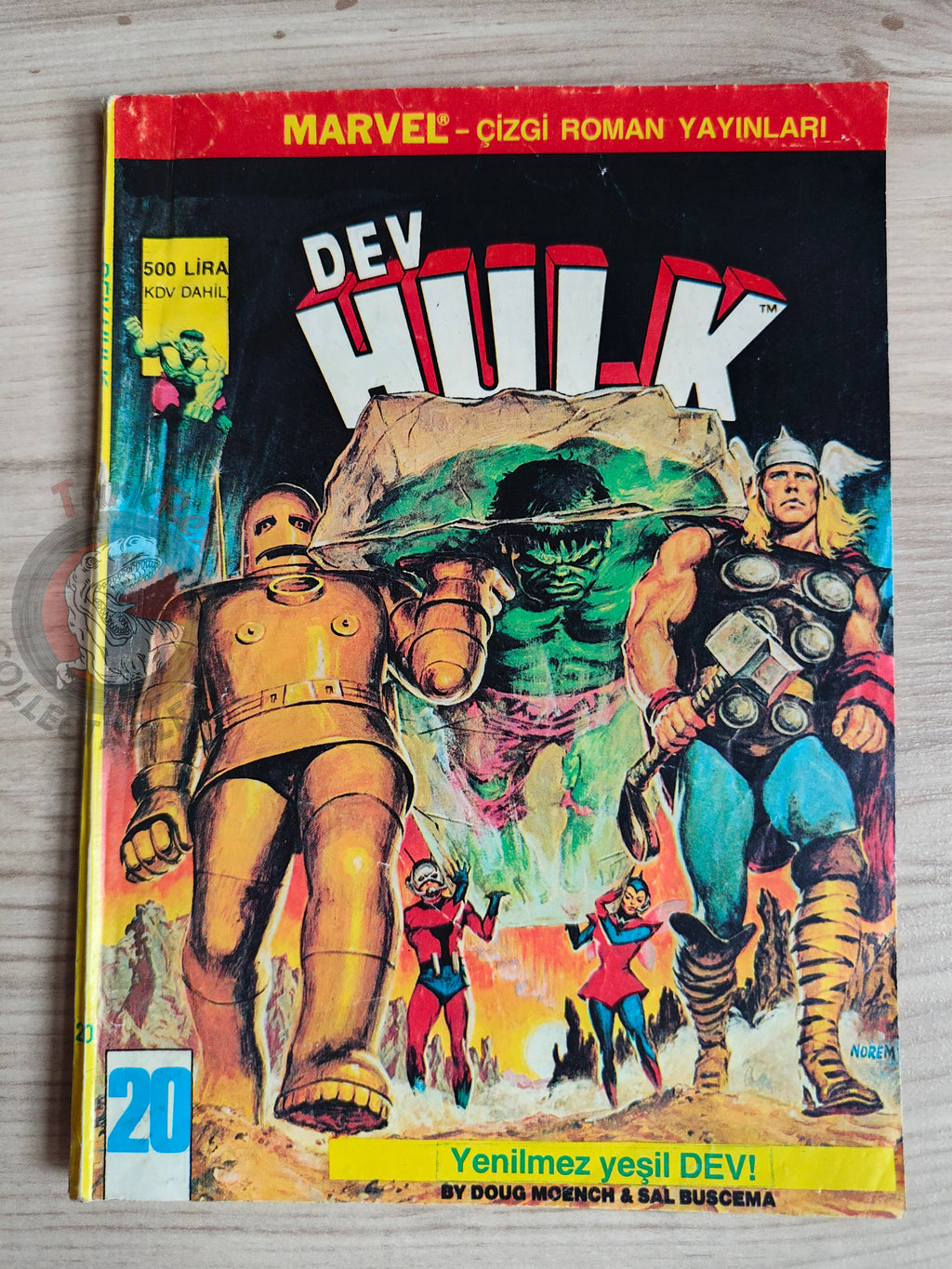 Hulk #20 1988 Turkish Comic Turkey cover Rampaging #9 #146 She-Hulk Thor
