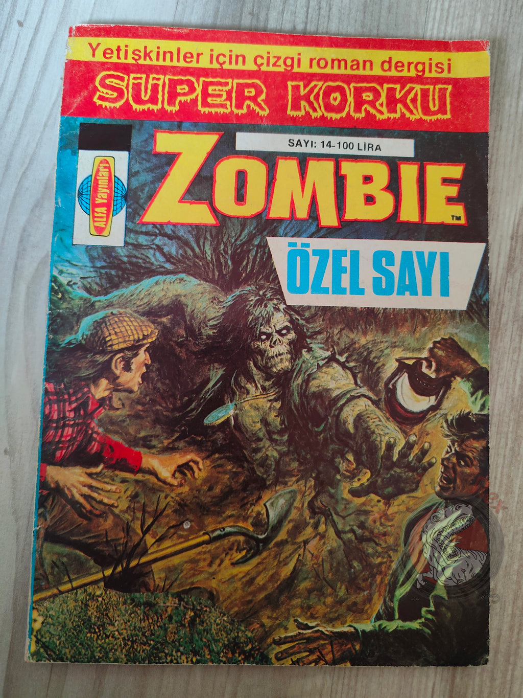 Tales of the Zombie Special Issue 1980s Turkish Comic Turkey Süper Korku Mag  #3 #6