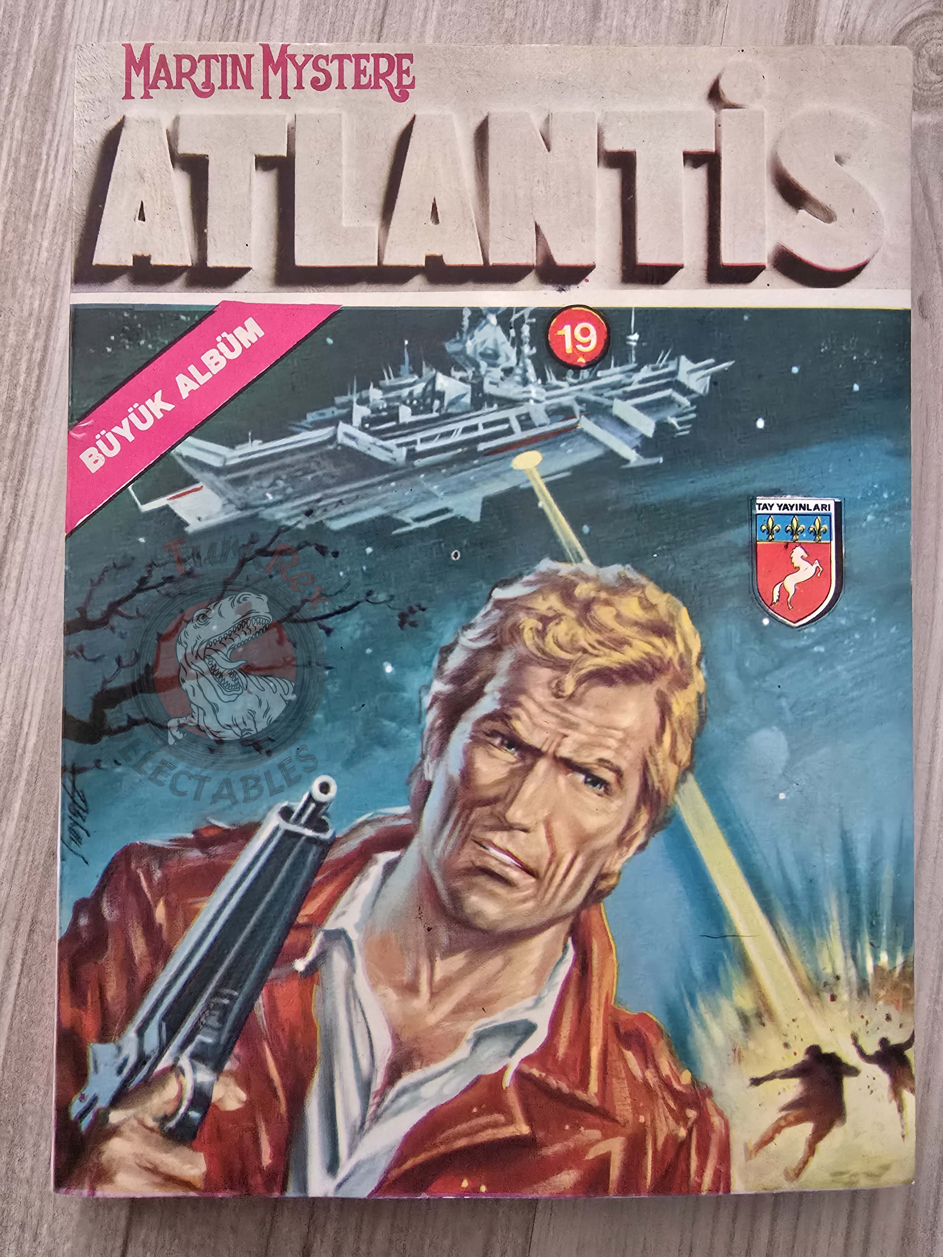 Martin Mystère #19 Ritorno a Lilliput 80s Turkish Comic Turkey #40 #54 #55