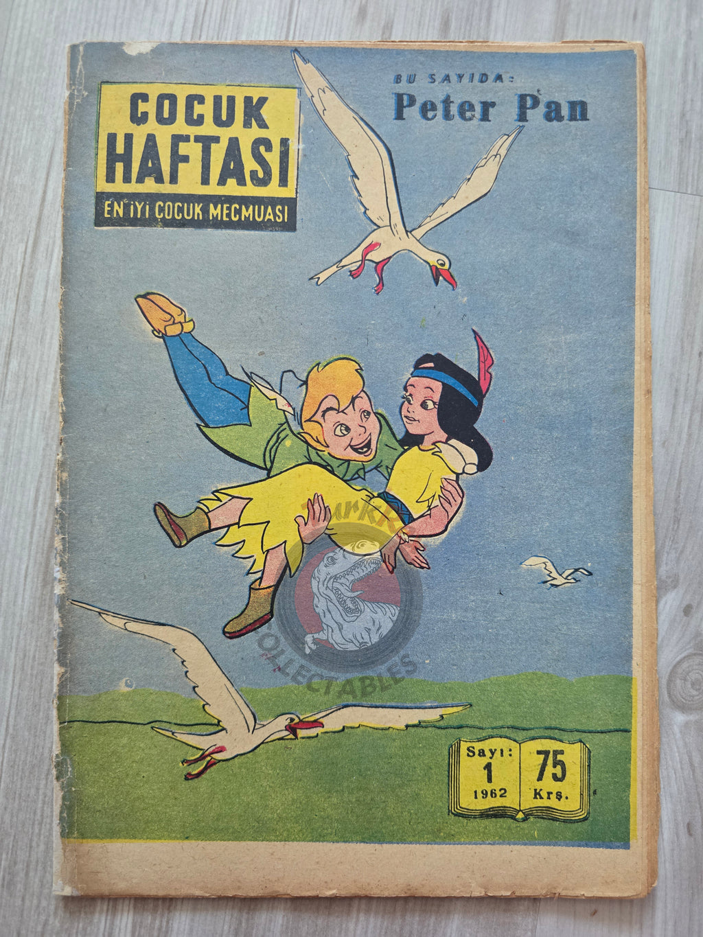 Çocuk Haftası Magazine 1962 Peter Pan Turkish Comic Turkey
