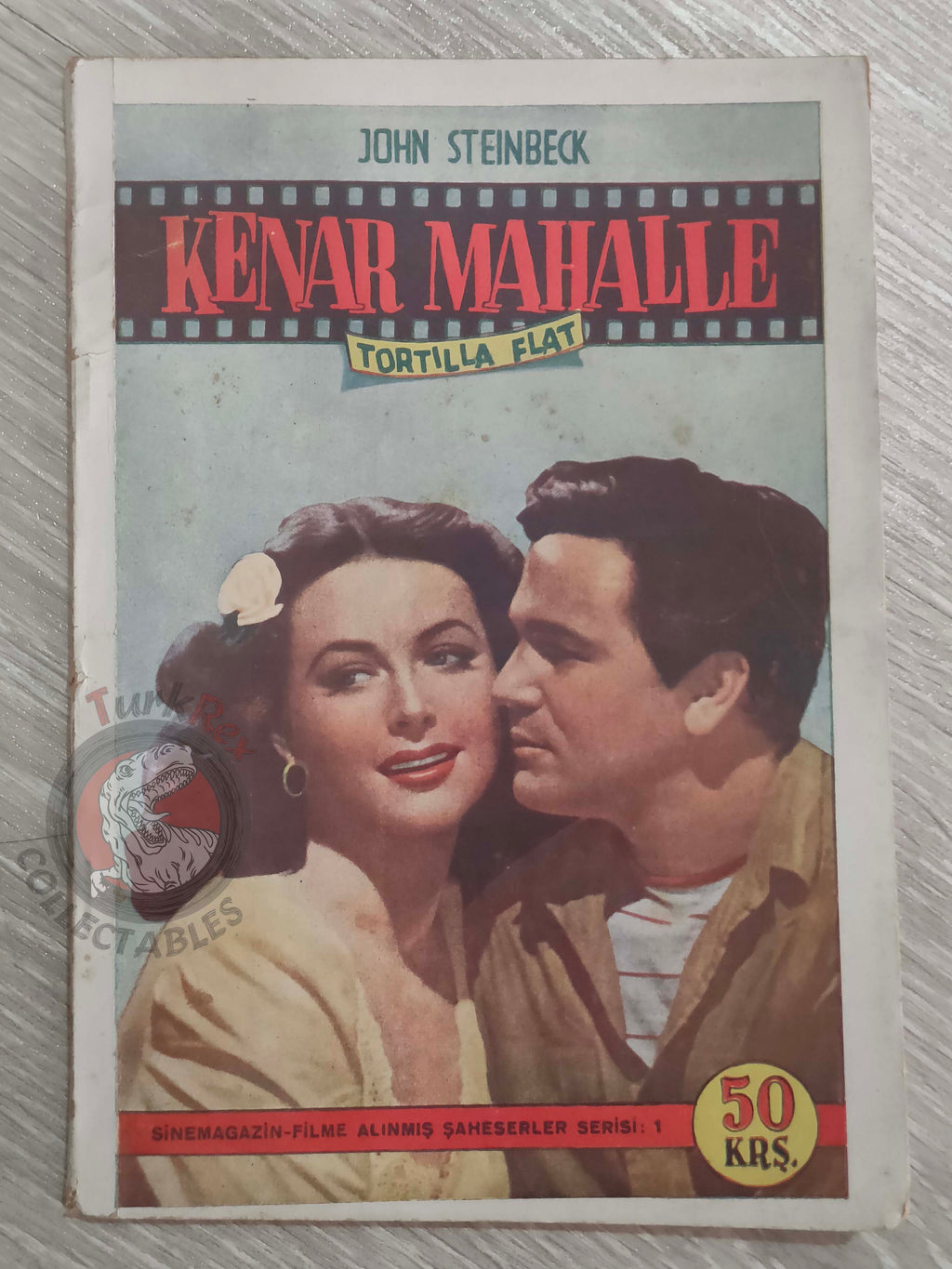 John Steinbeck – The Moon is Down 1940s 1st Turkish Book Turkey Hedy Lamarr