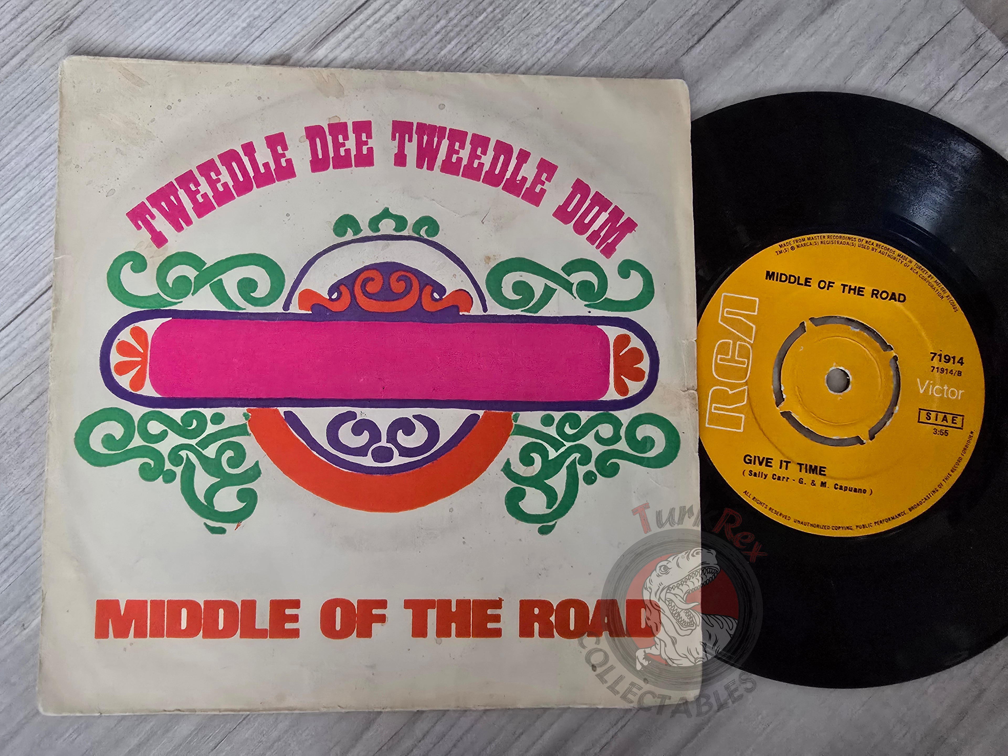 Middle Of The Road – Tweedle Dee Tweedle Dum 7" Turkish Pressing Vinyl Turkey Edition 1