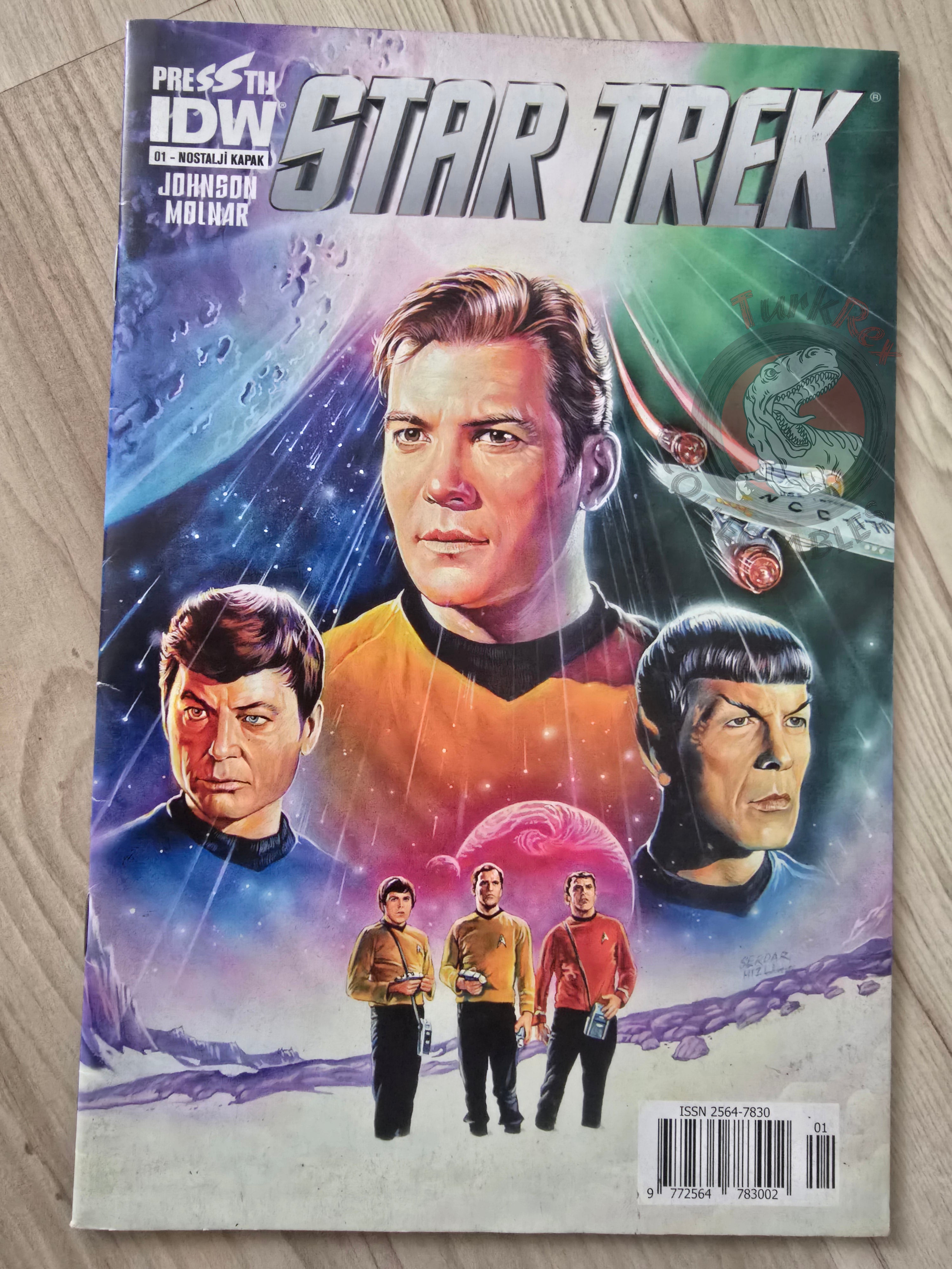 Star Trek #1 2017 Turkish Comic Turkey IDW Publishing Nostalgia