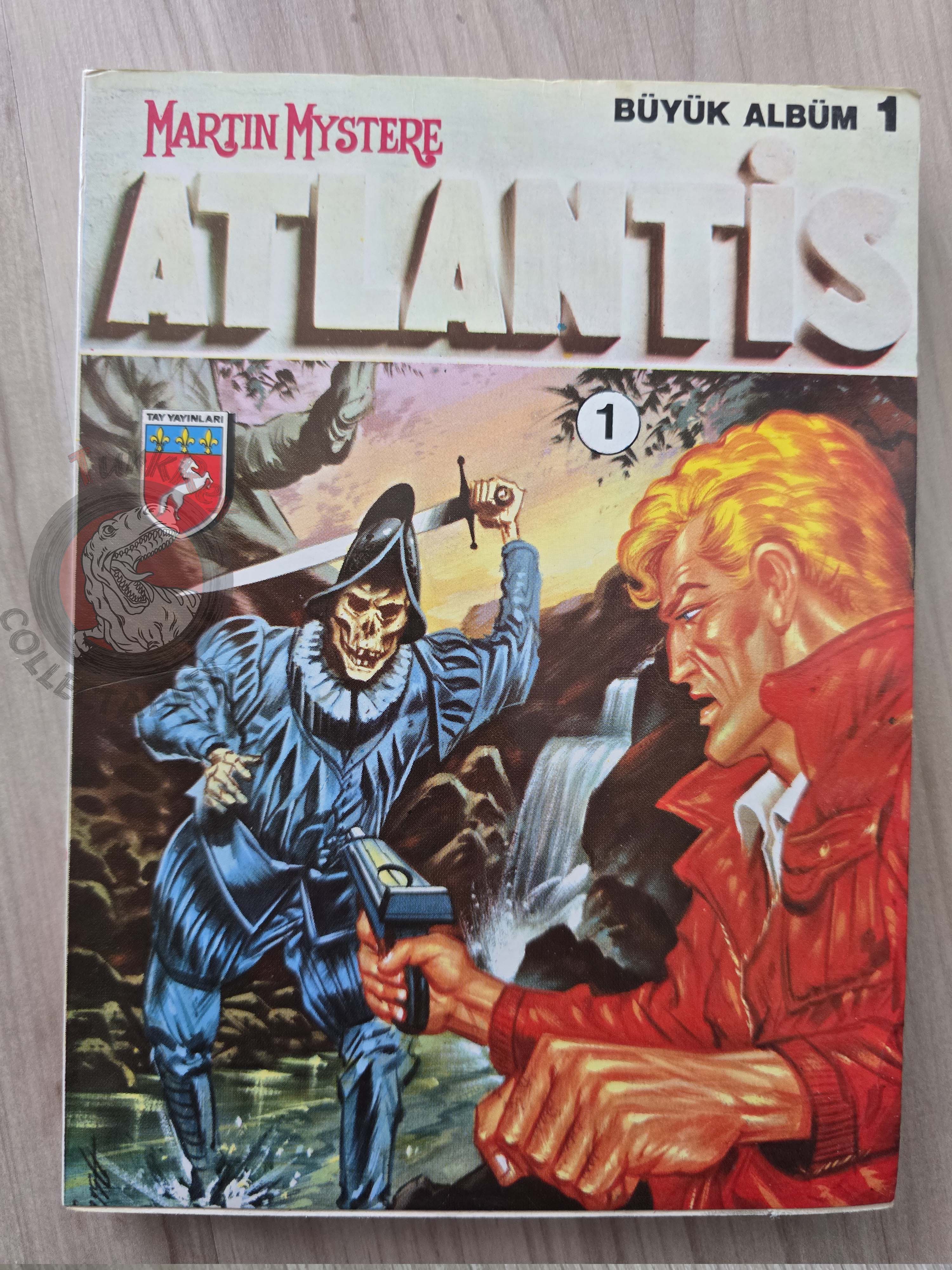 Martin Mystère #1 Gli uomini in Nero 80s Turkish Comic Turkey #1 #8