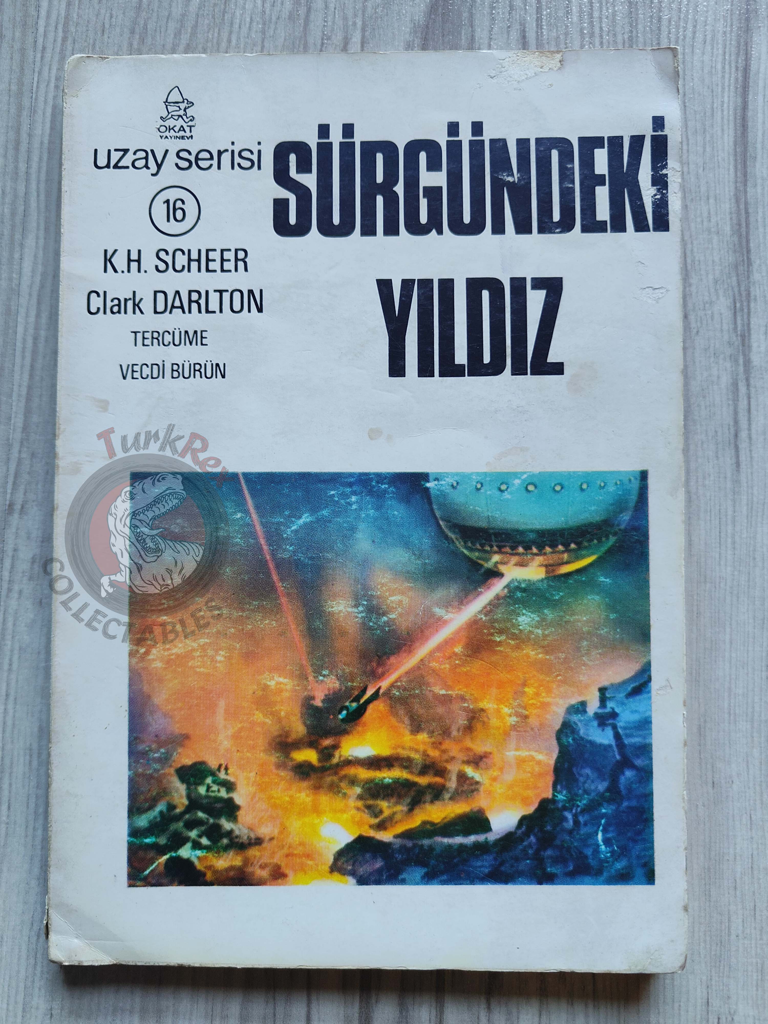 Scheer & Clark Darlton – Perry Rhodan 1971 1st Turkish Book Turkey