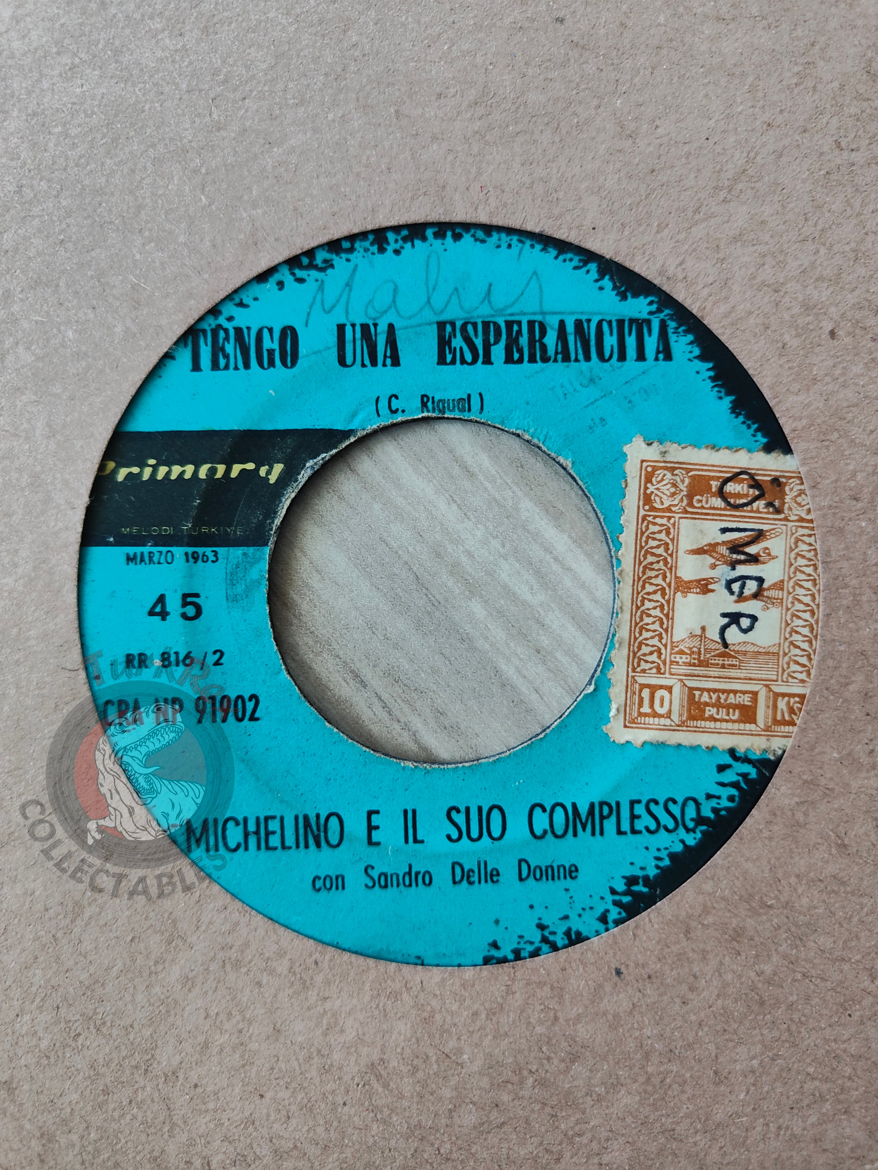 Michelino E Il Suo Complesso – Coffee Bean 7" Turkish Pressing Vinyl Turkey Edition