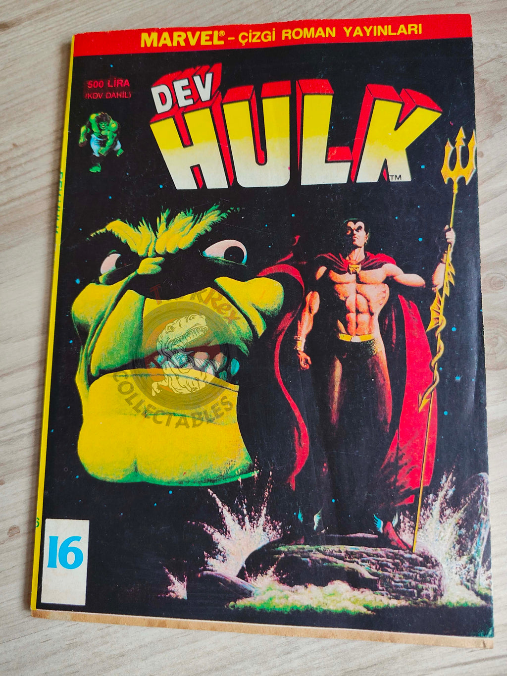 Hulk #16 1988 Turkish Comic Turkey cover Rampaging #5 #142 She-Hulk
