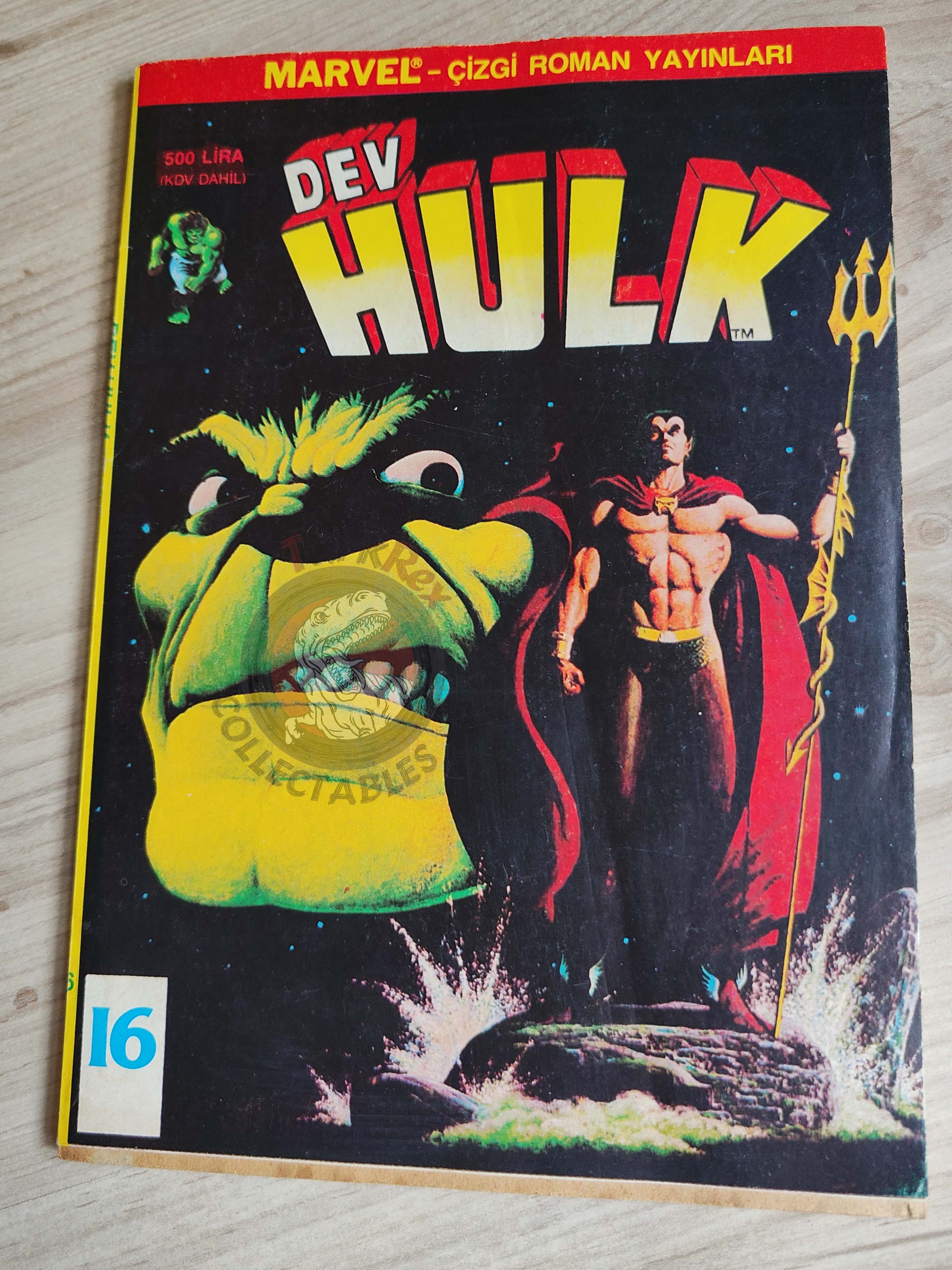 Hulk #16 1988 Turkish Comic Turkey cover Rampaging #5 #142 She-Hulk