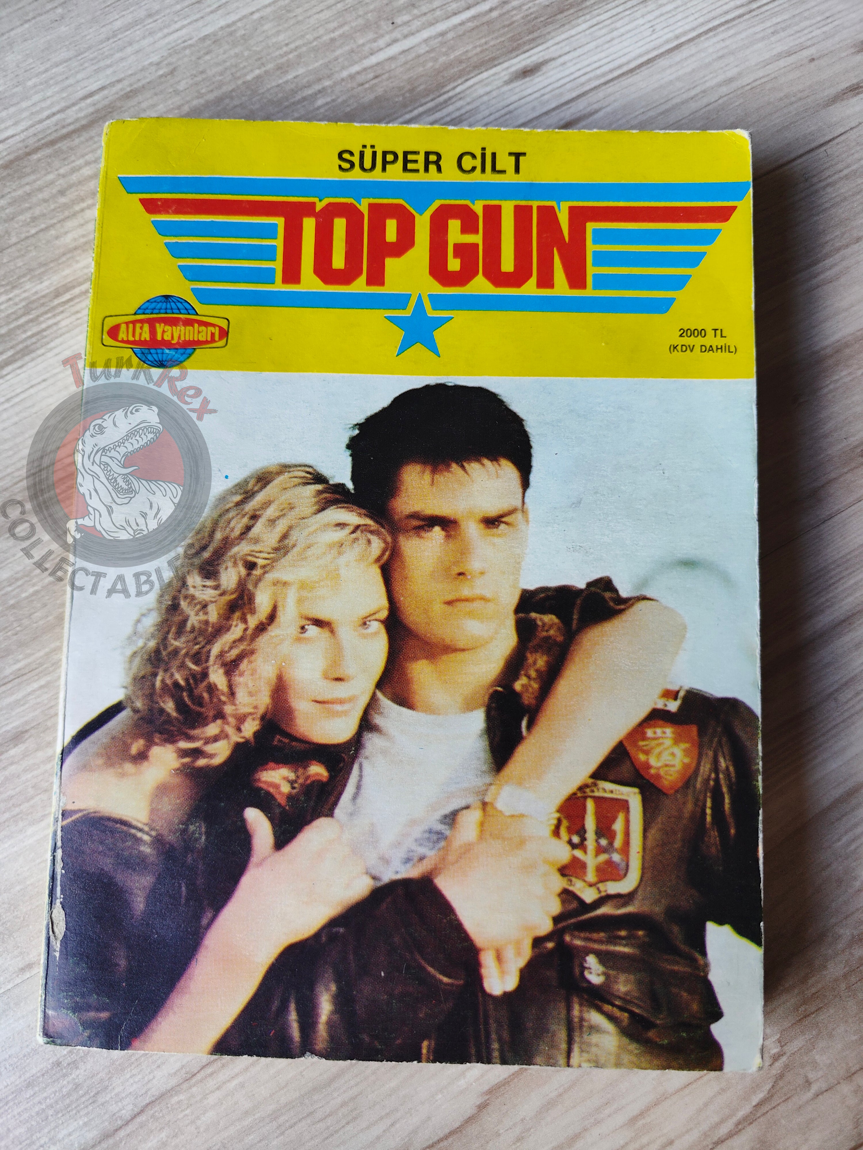 Top Gun Collected Edition 1987 Tom Cruise Cover Turkish Comic Turkey #1 #2 #3 #4