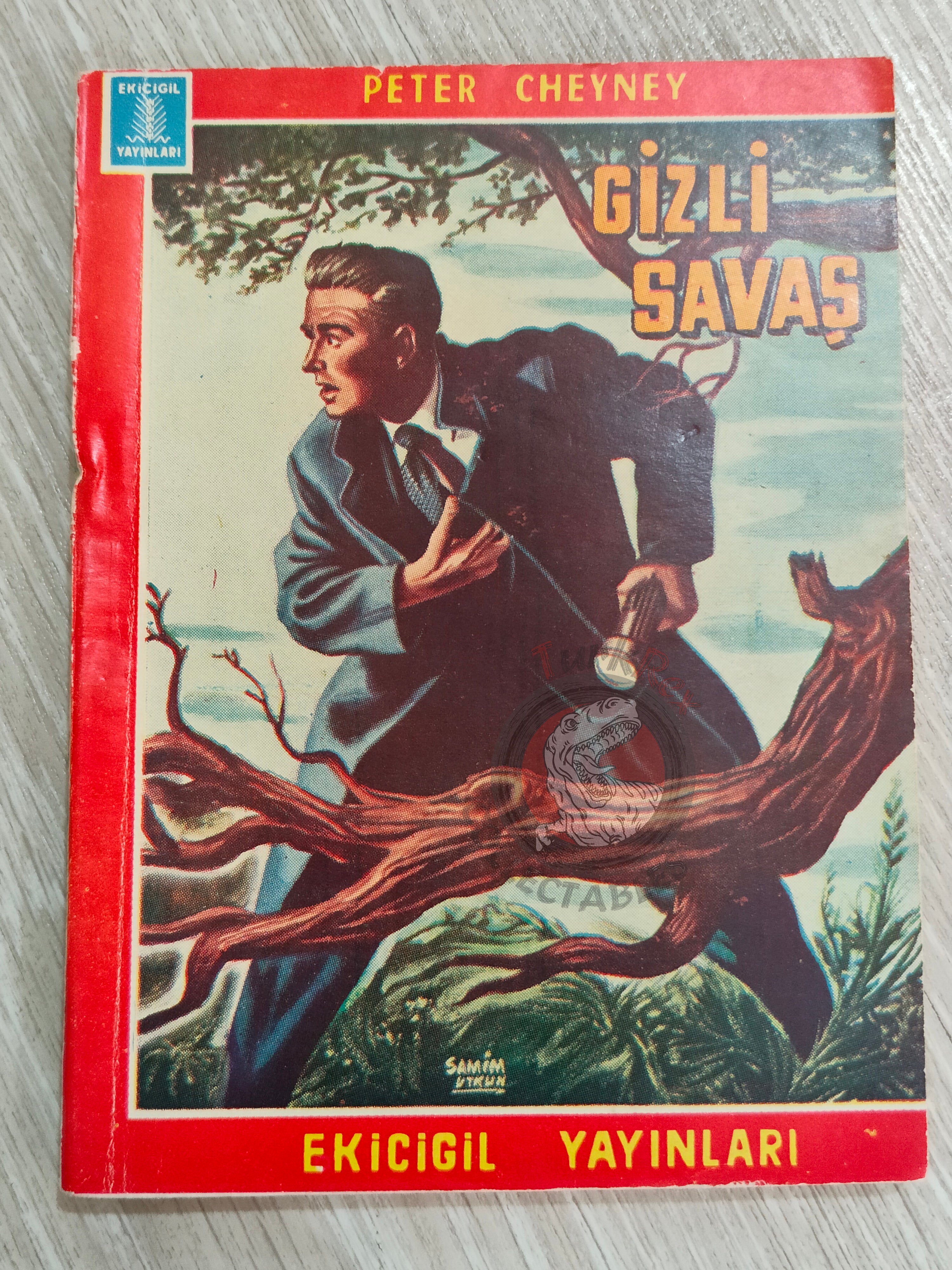 Peter Cheyney – The Dark Street 1955 1st Turkish Book Turkey