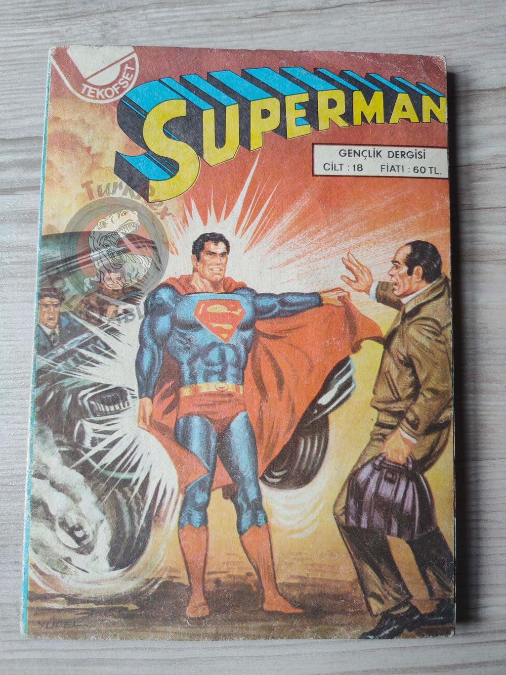 Superman Vol #18 1980s Turkish Comic Turkey #350 #351 #285 Action Comics #510 #512