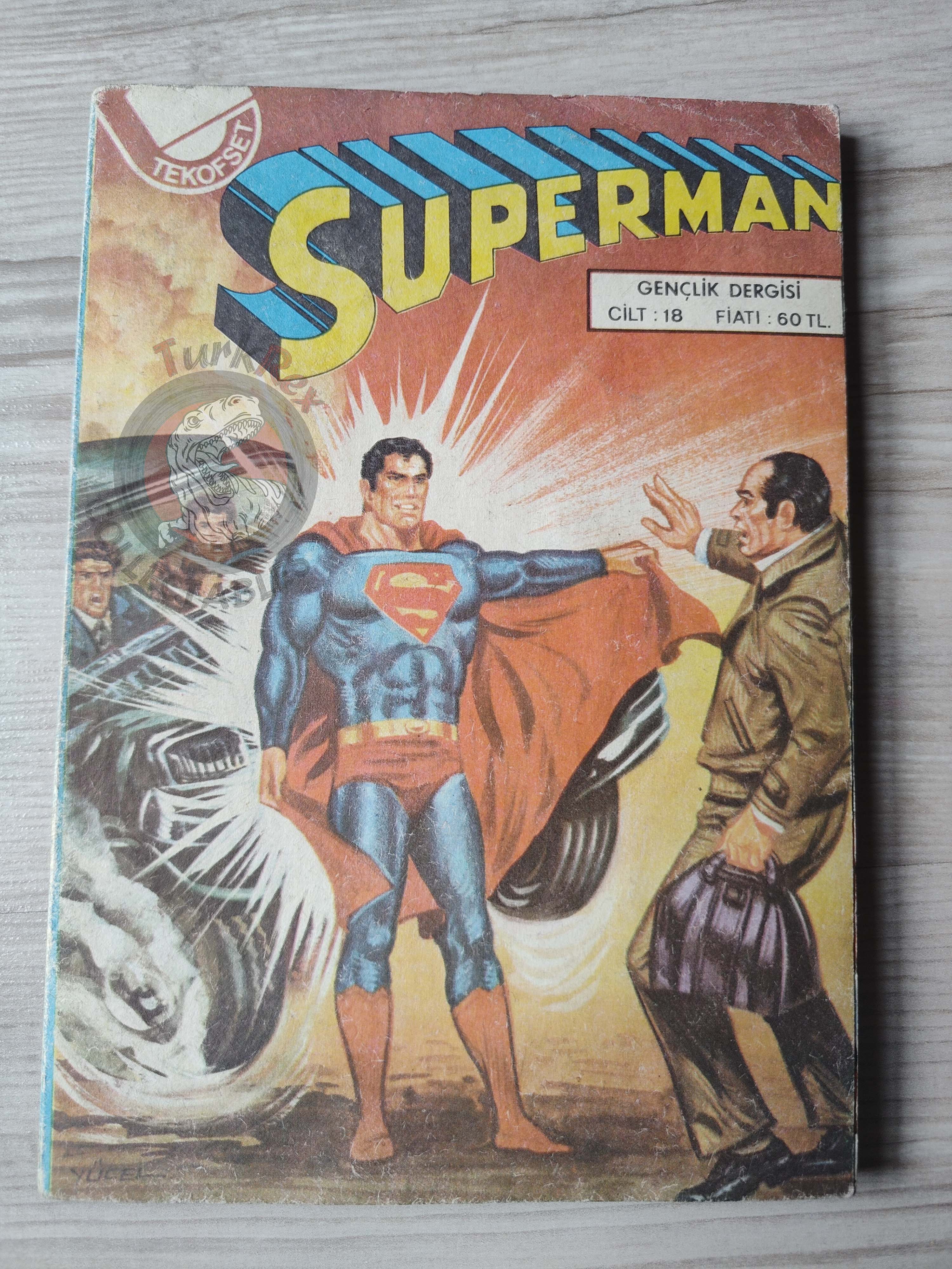 Superman Vol #18 1980s Turkish Comic Turkey #350 #351 #285 Action Comics #510 #512