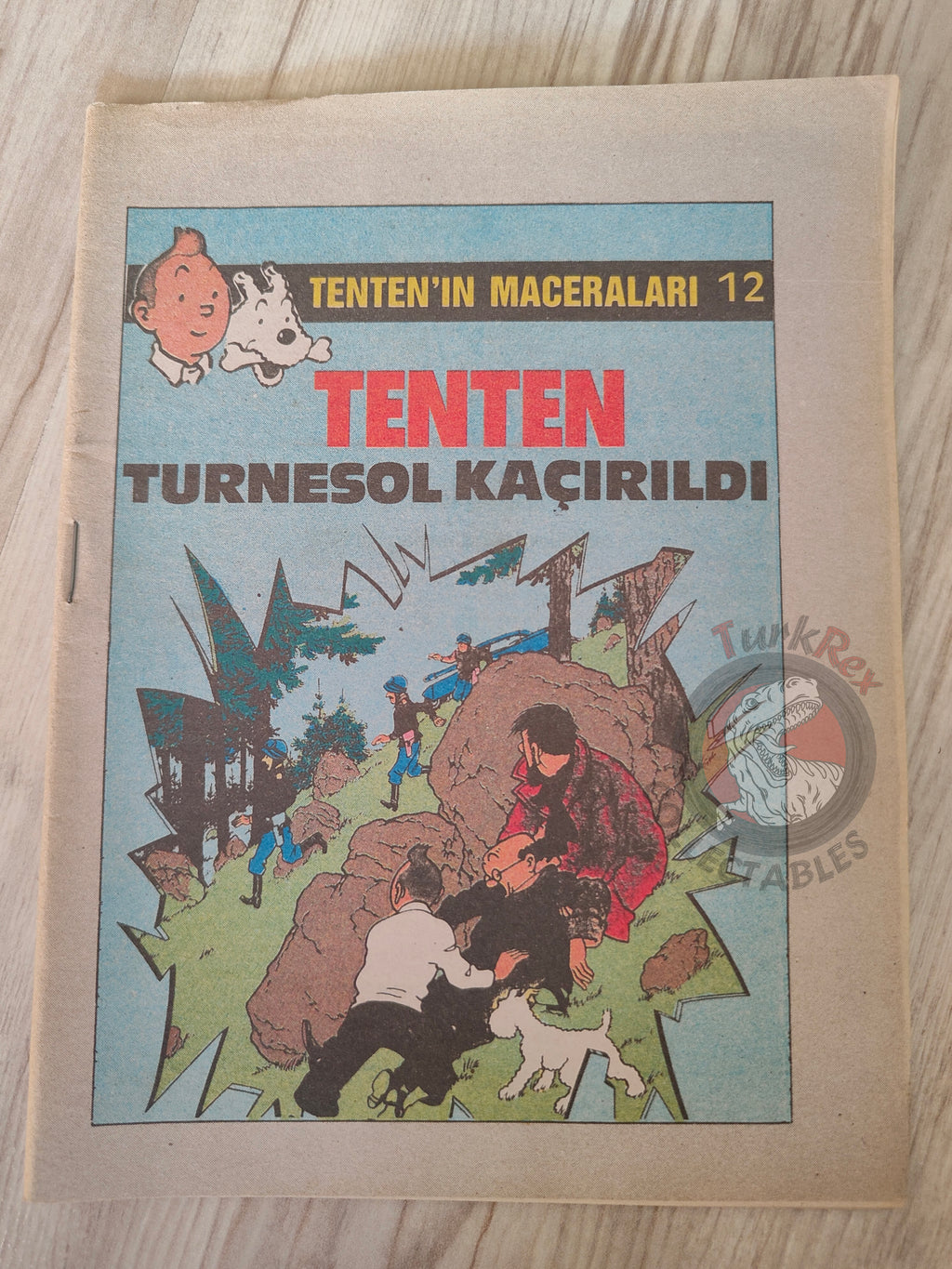 Tintin – The Calculus Affair 1989 Turkish Edition Comic Turkey