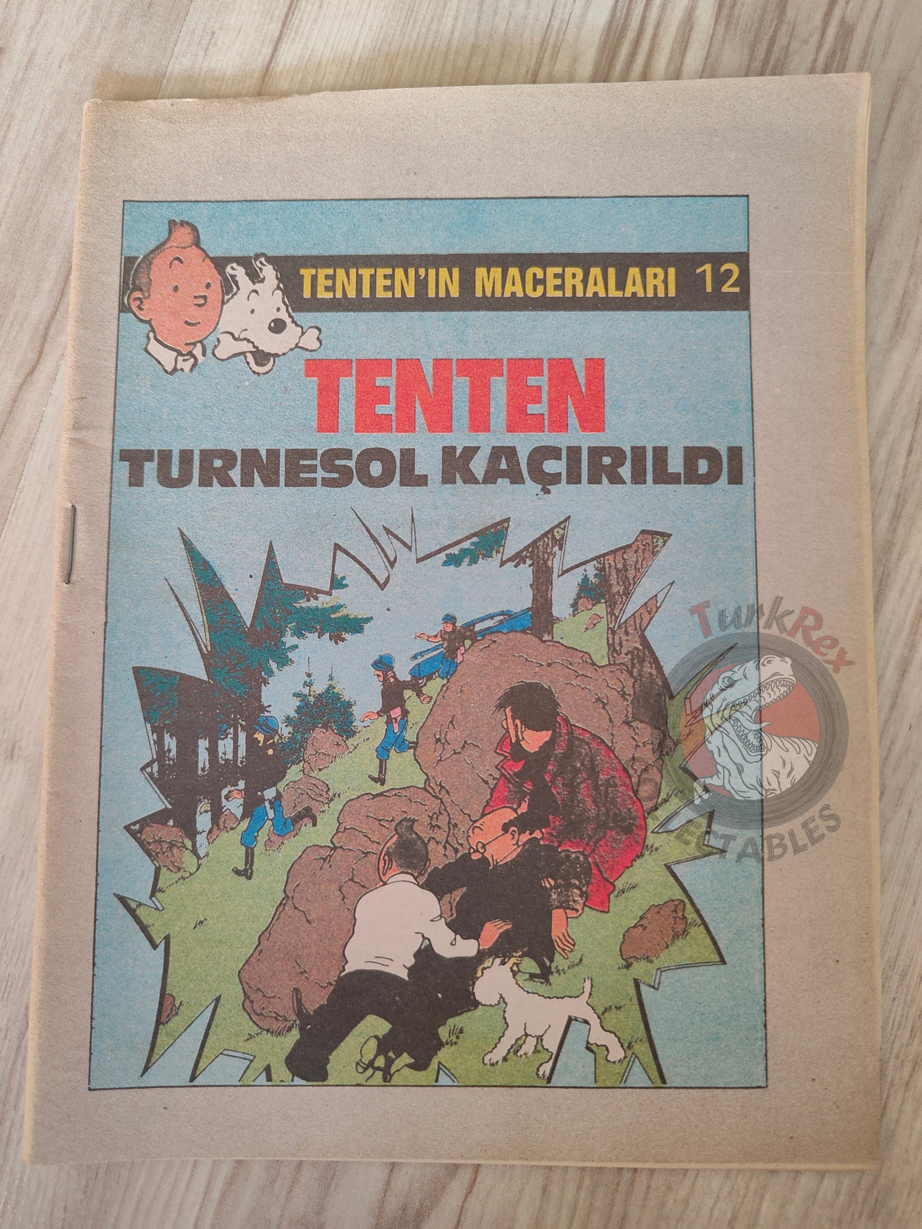 Tintin – The Calculus Affair 1989 Turkish Edition Comic Turkey
