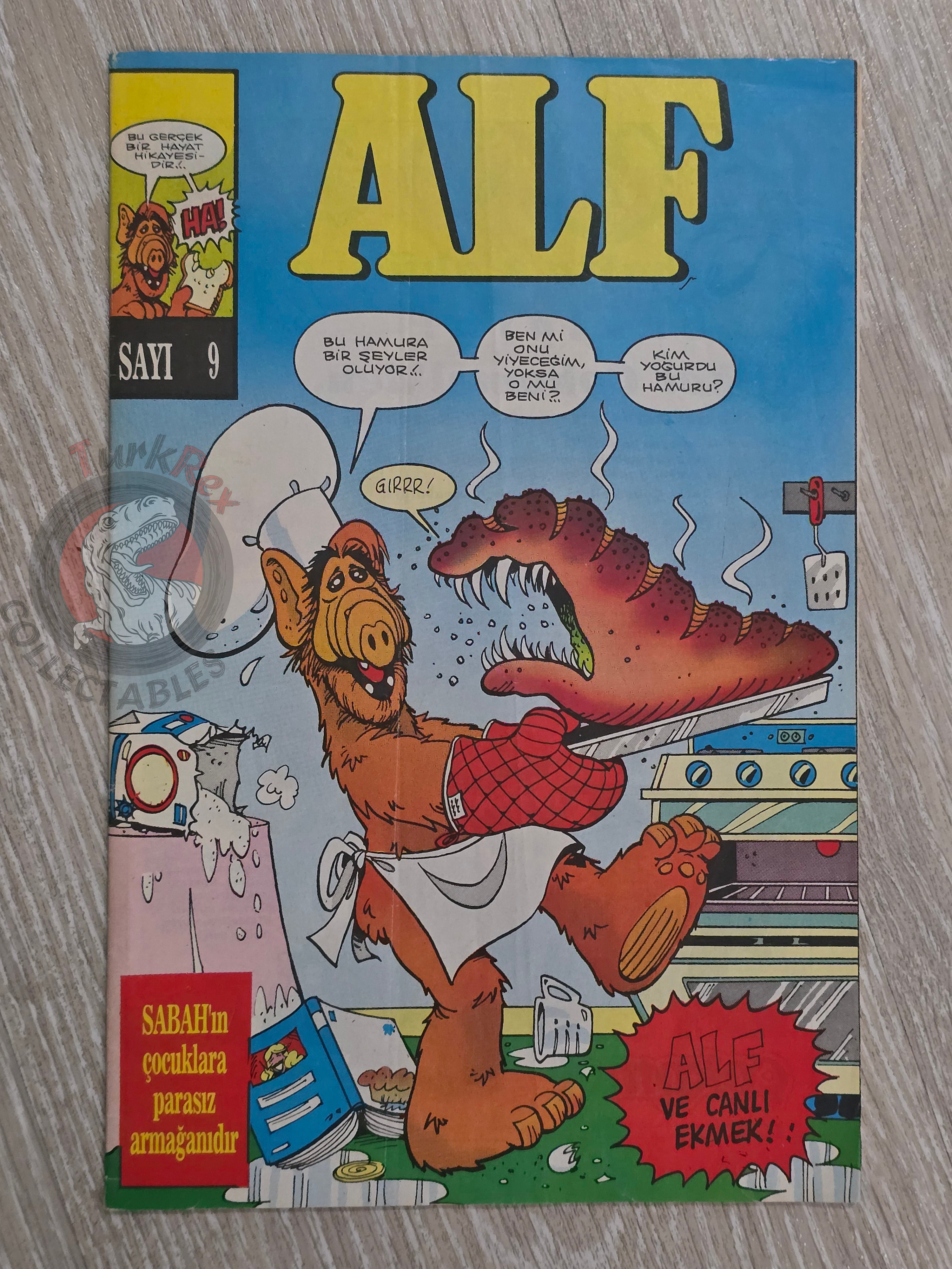 ALF #9 90s Turkish Comic Turkey Marvel Cover #14