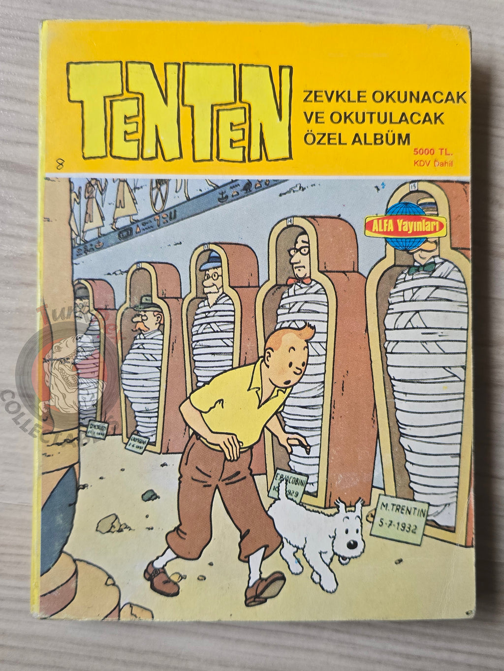 Tintin – The Red Sea Sharks & Calculus Affair late 1980s Turkish Edition Comic Turkey