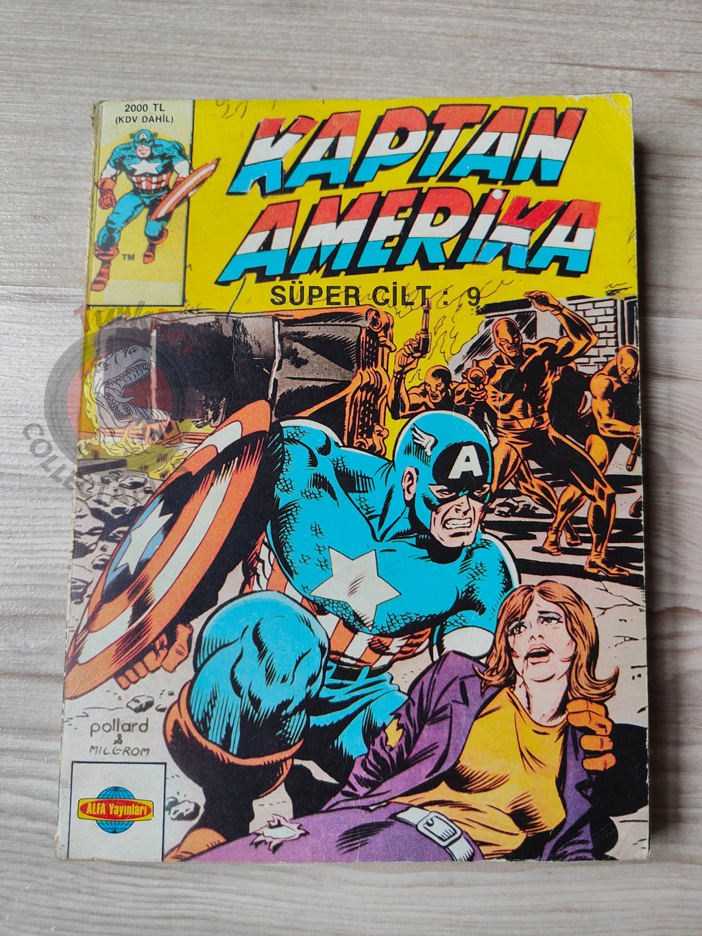Captain America – Volume 9 1989 Turkish Comic Turkey Falcon