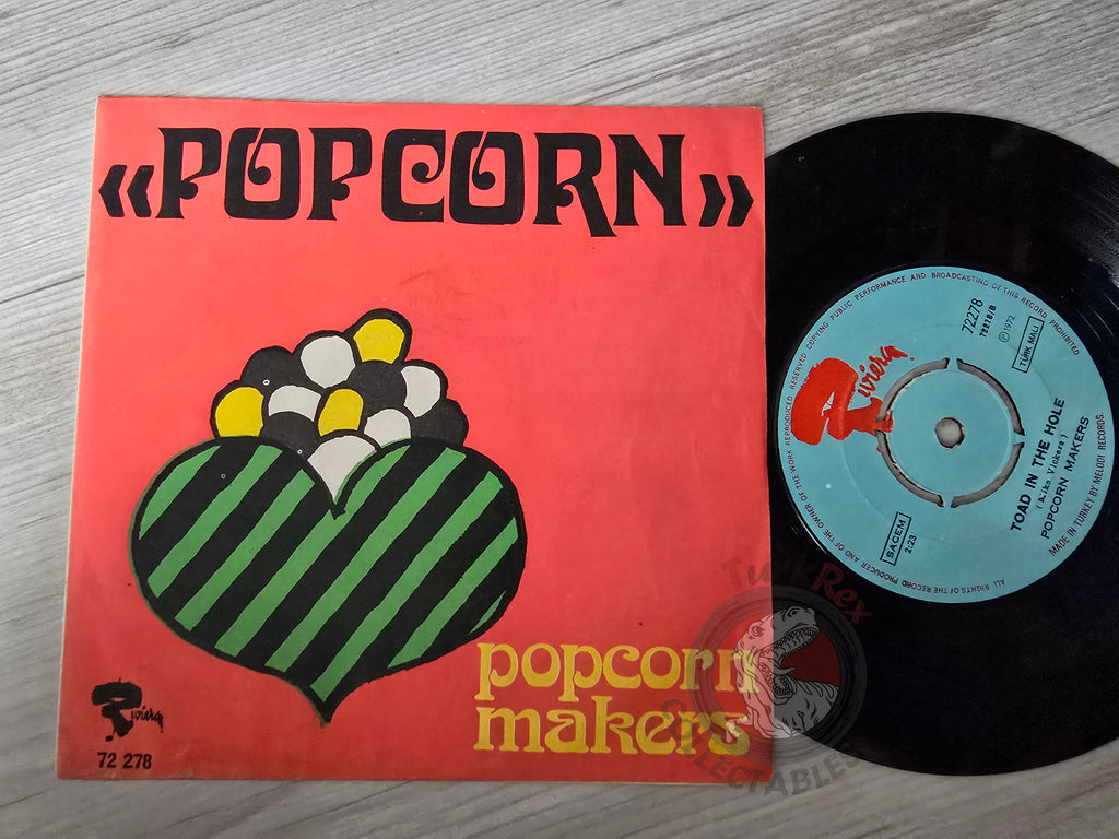 The Popcorn Makers – Popcorn 7" Turkish Pressing Vinyl Turkey Edition