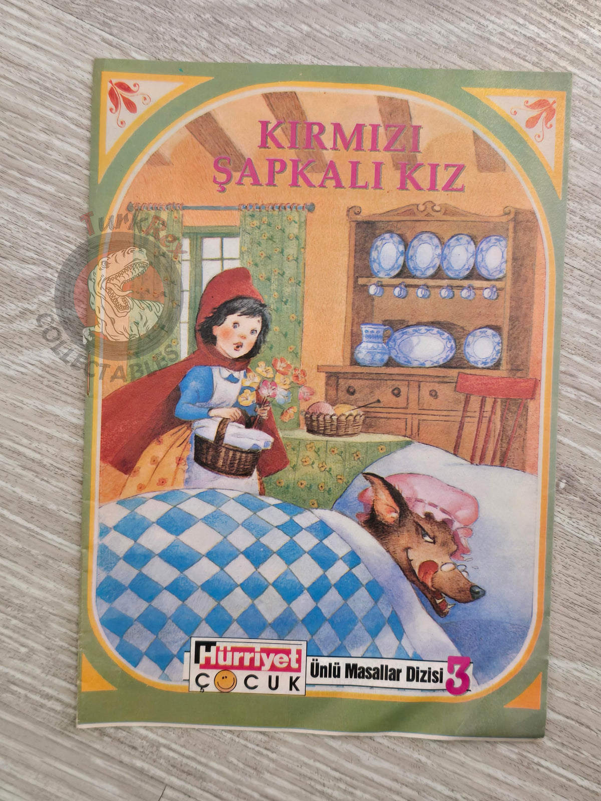 Little Red Riding Hood  – Charles Perrault 1984 Turkish Book Turkey Illustrated Grimm Brothers