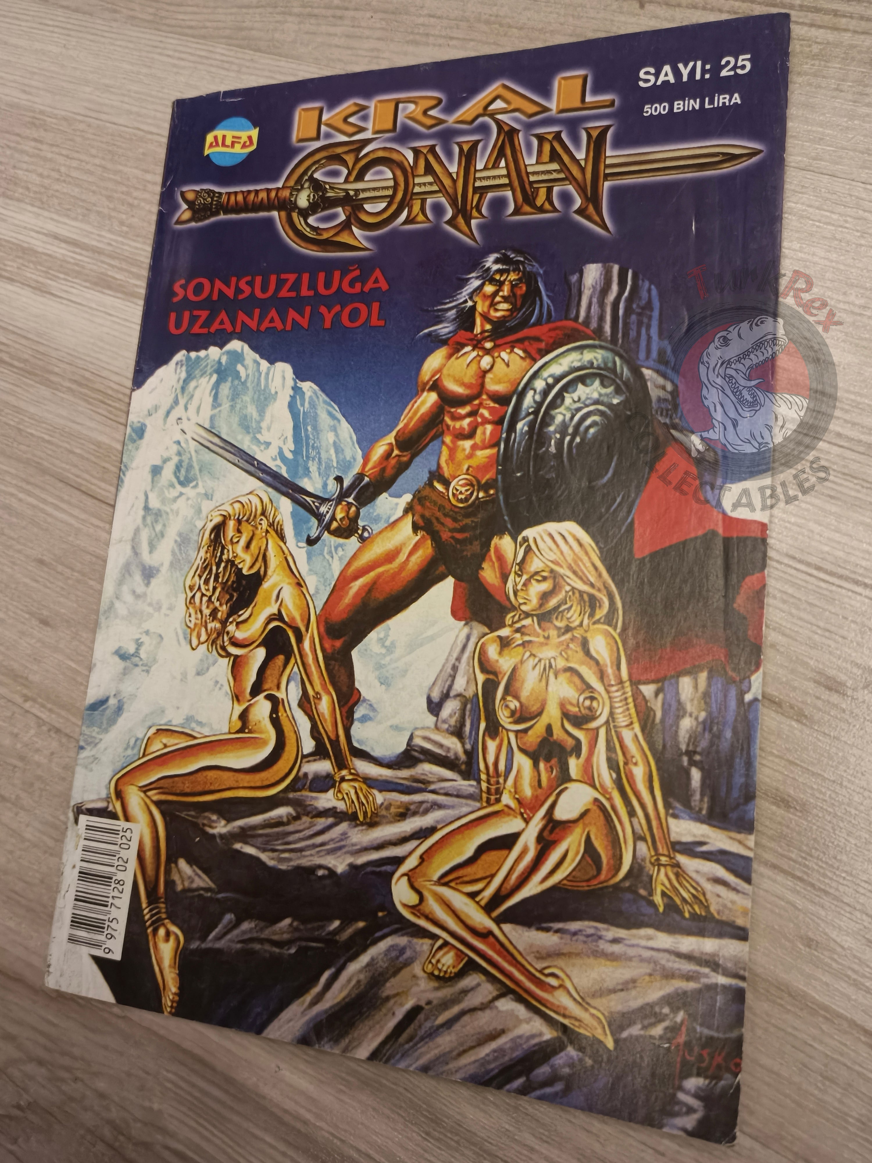 Kral Conan #25 The Barbarian #235 #238 Turkish Comic Turkey SSOC #100