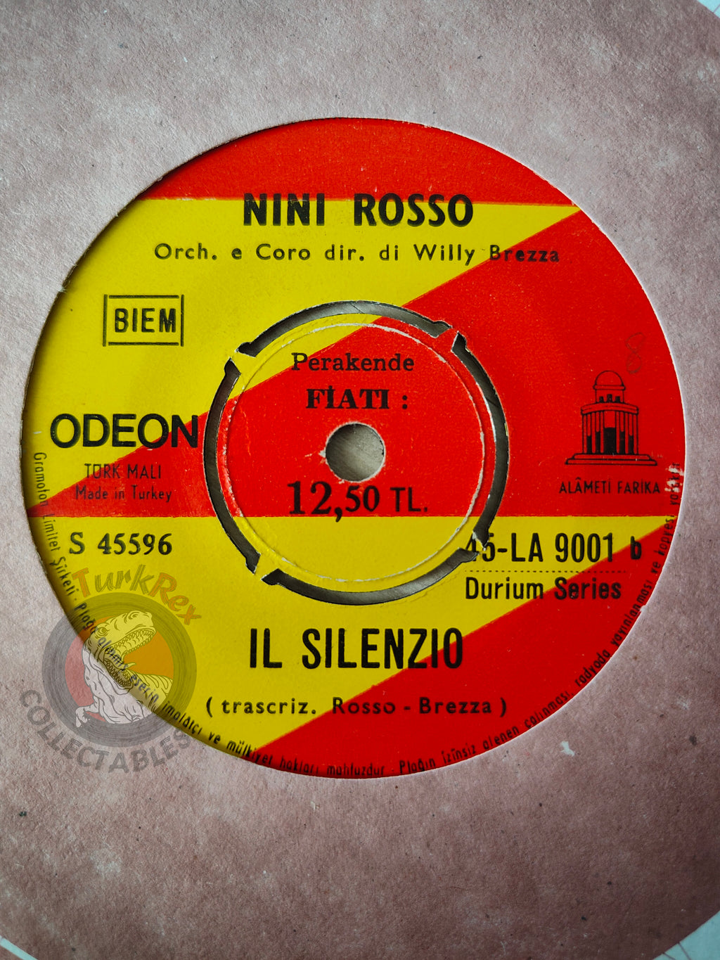 Nini Rosso – Il Silenzio 7" Turkish Pressing Vinyl Turkey Edition