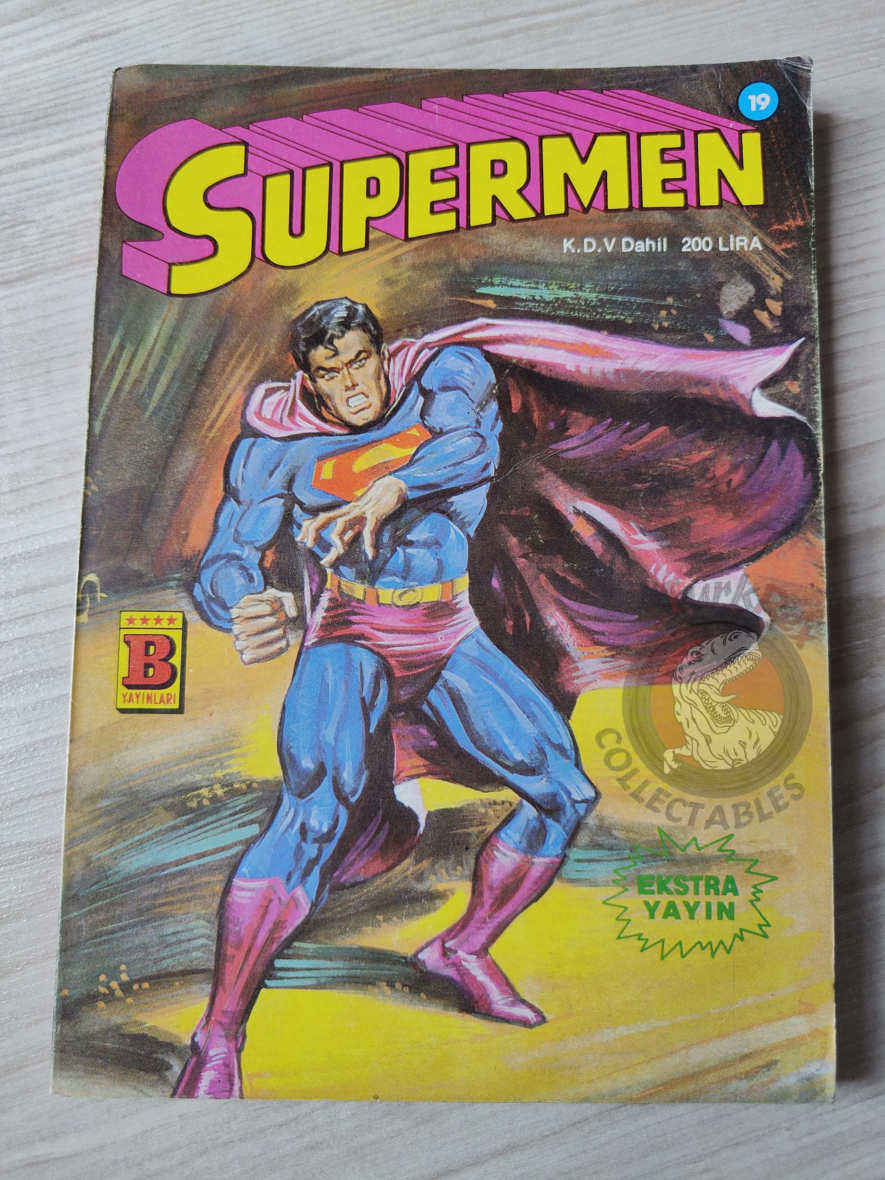 Superman #19 1983 Turkish Comic Turkey #369 Aquaman #62 #63 DC Comics Presents #40