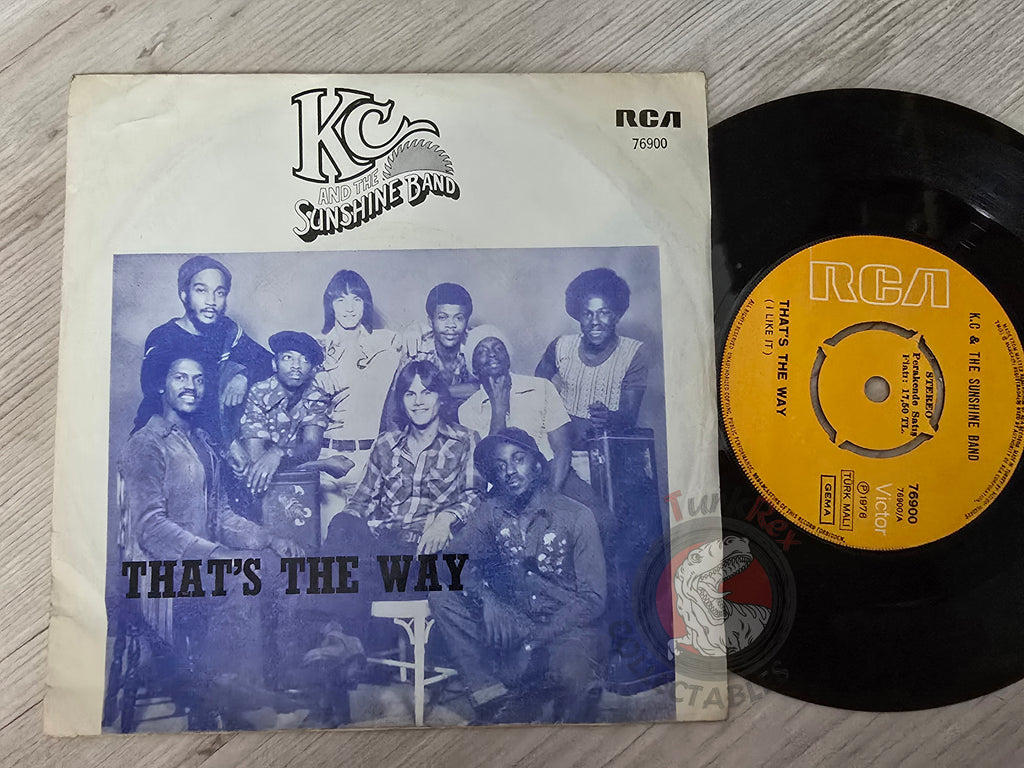 KC & The Sunshine Band – That's The Way 7" Turkish Pressing Vinyl Turkey Edition