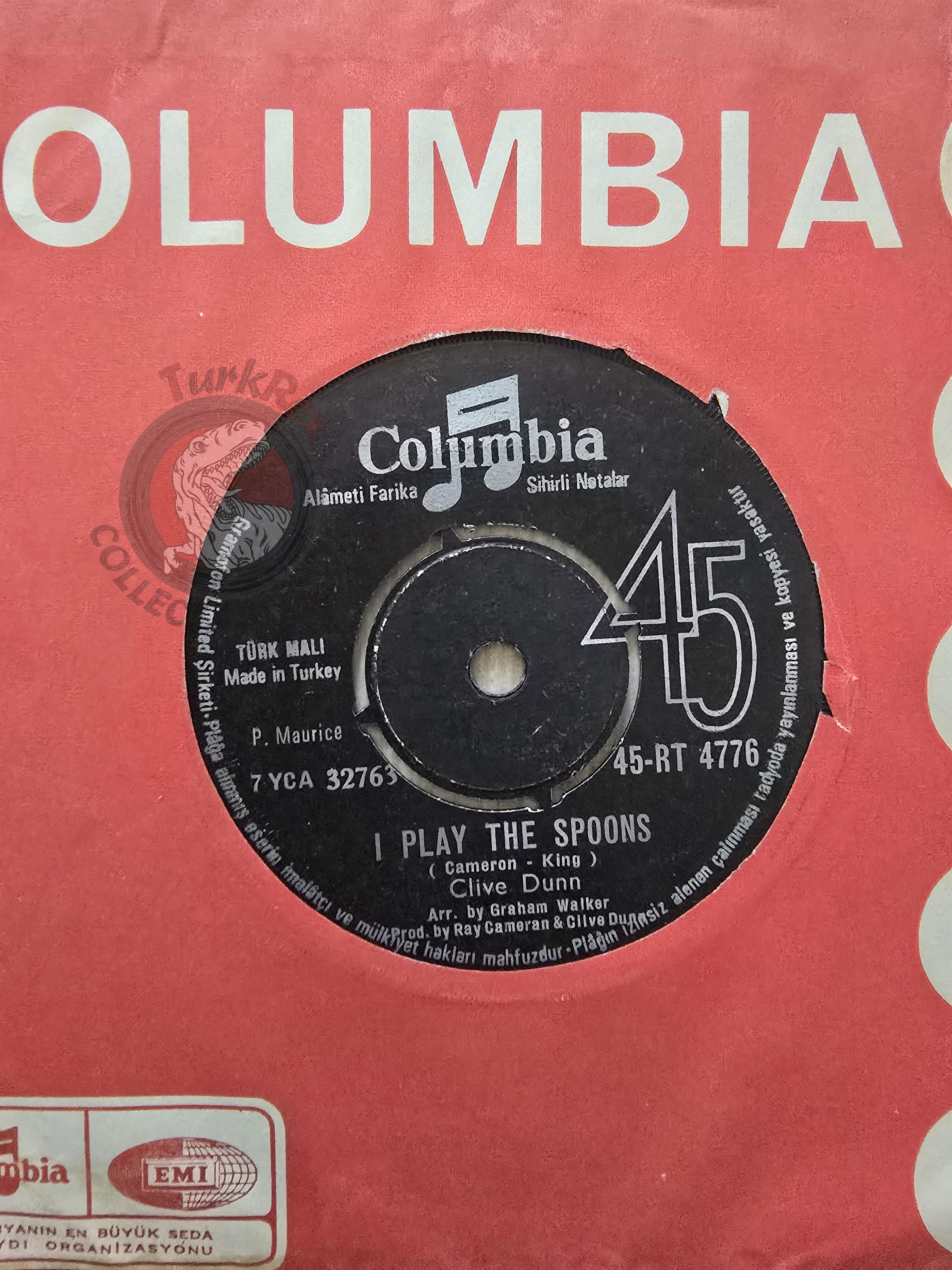 Clive Dunn – Grandad 7" Turkish Pressing Vinyl Turkey Edition