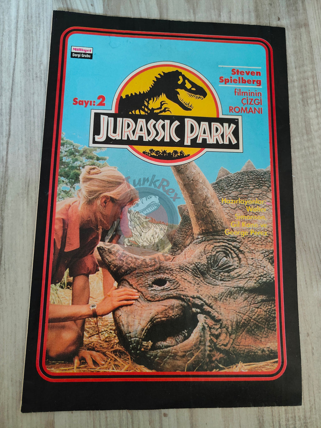 Jurassic Park #2 Turkish Edition Comic Turkey Topps Spielberg