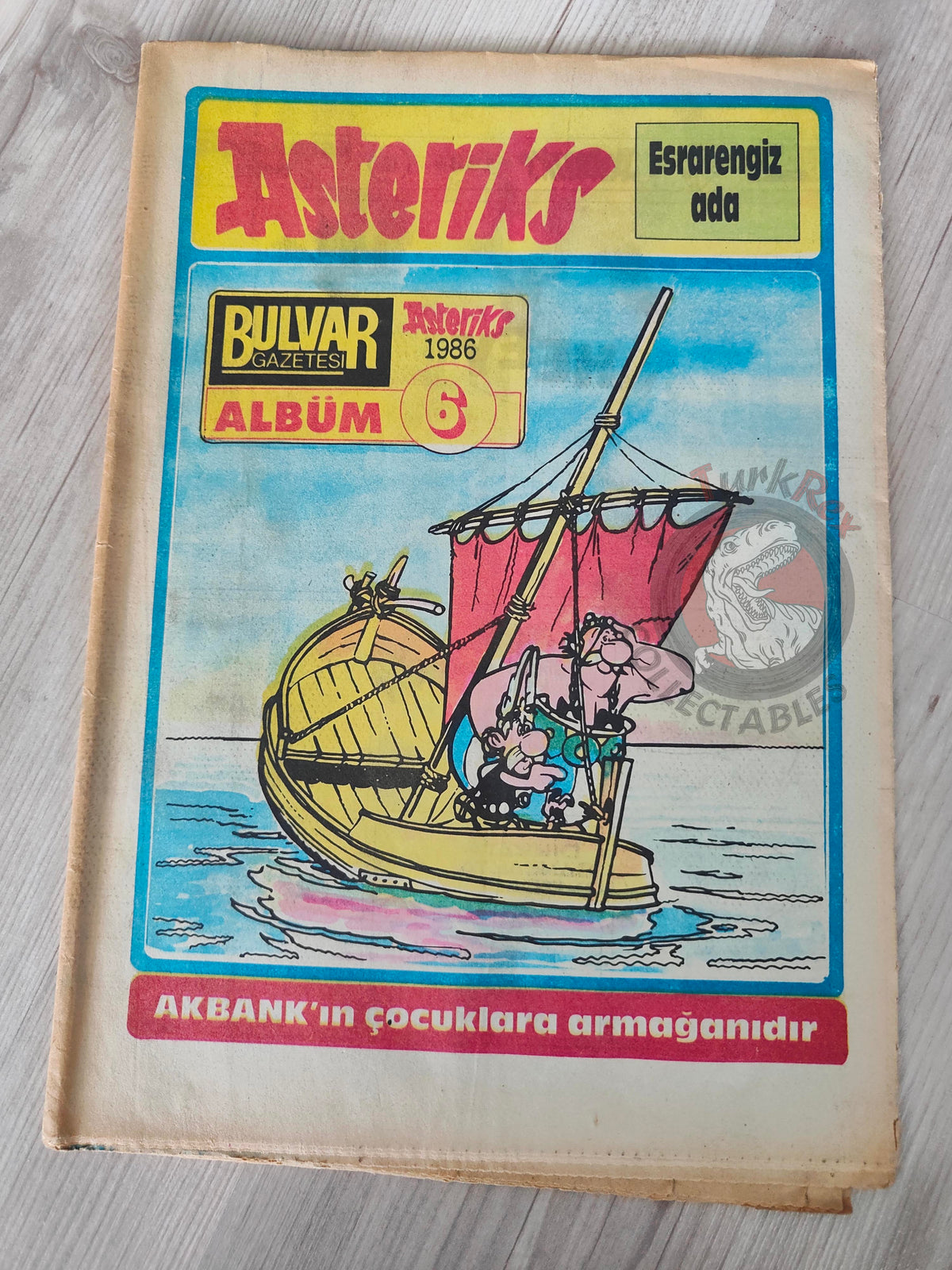 Asterix –  Asterix and the Great Crossing 1986 Turkish Edition Comic Turkey