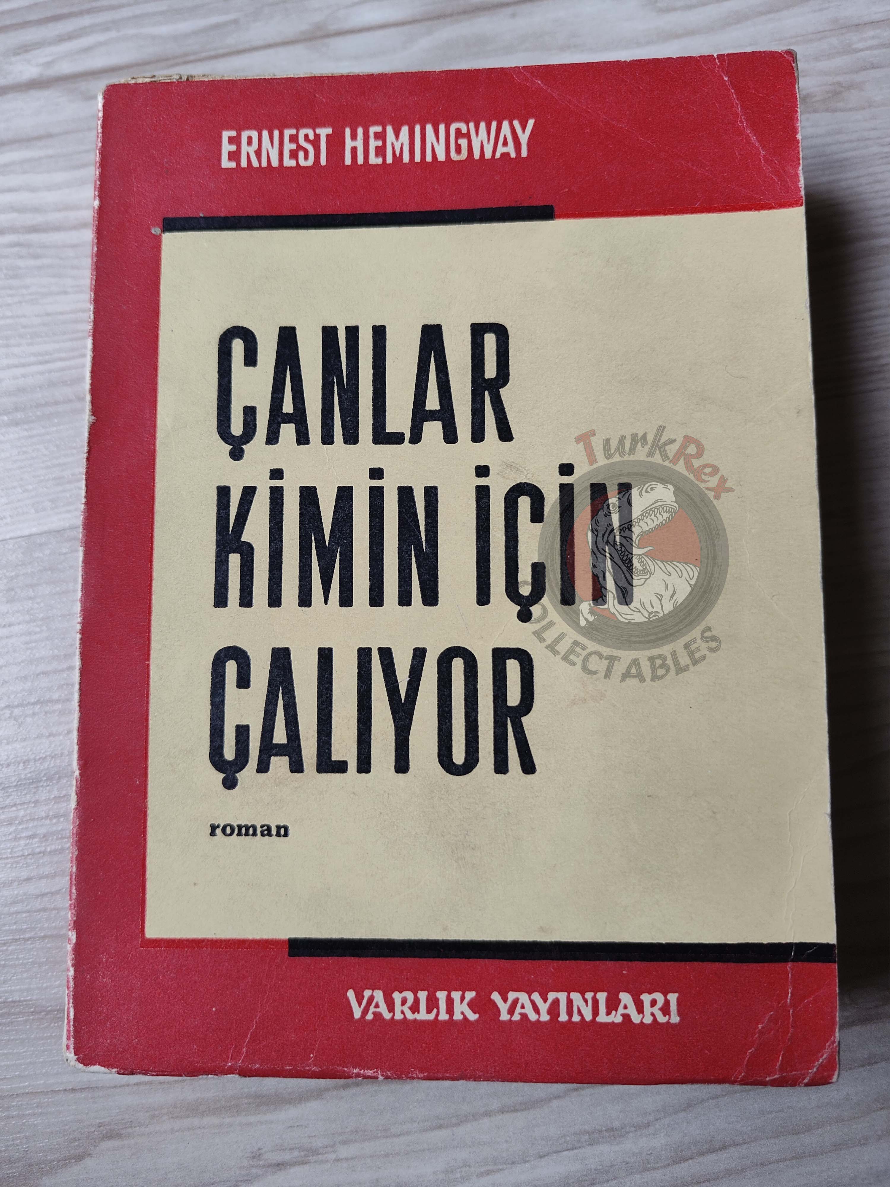 Ernest Hemingway – For Whom the Bell Tolls 1970 Turkish Book Turkey