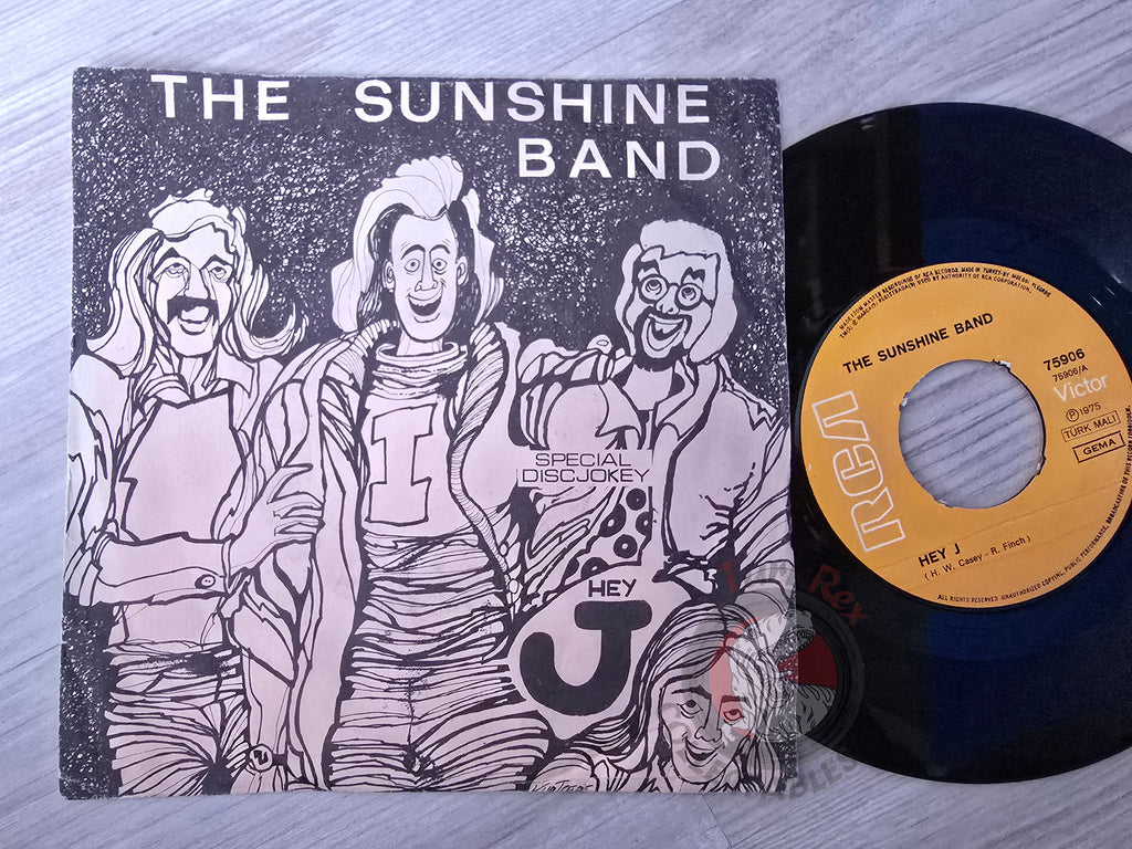 The Sunshine Band – Hey J 7" Turkish Pressing Vinyl Turkey Edition