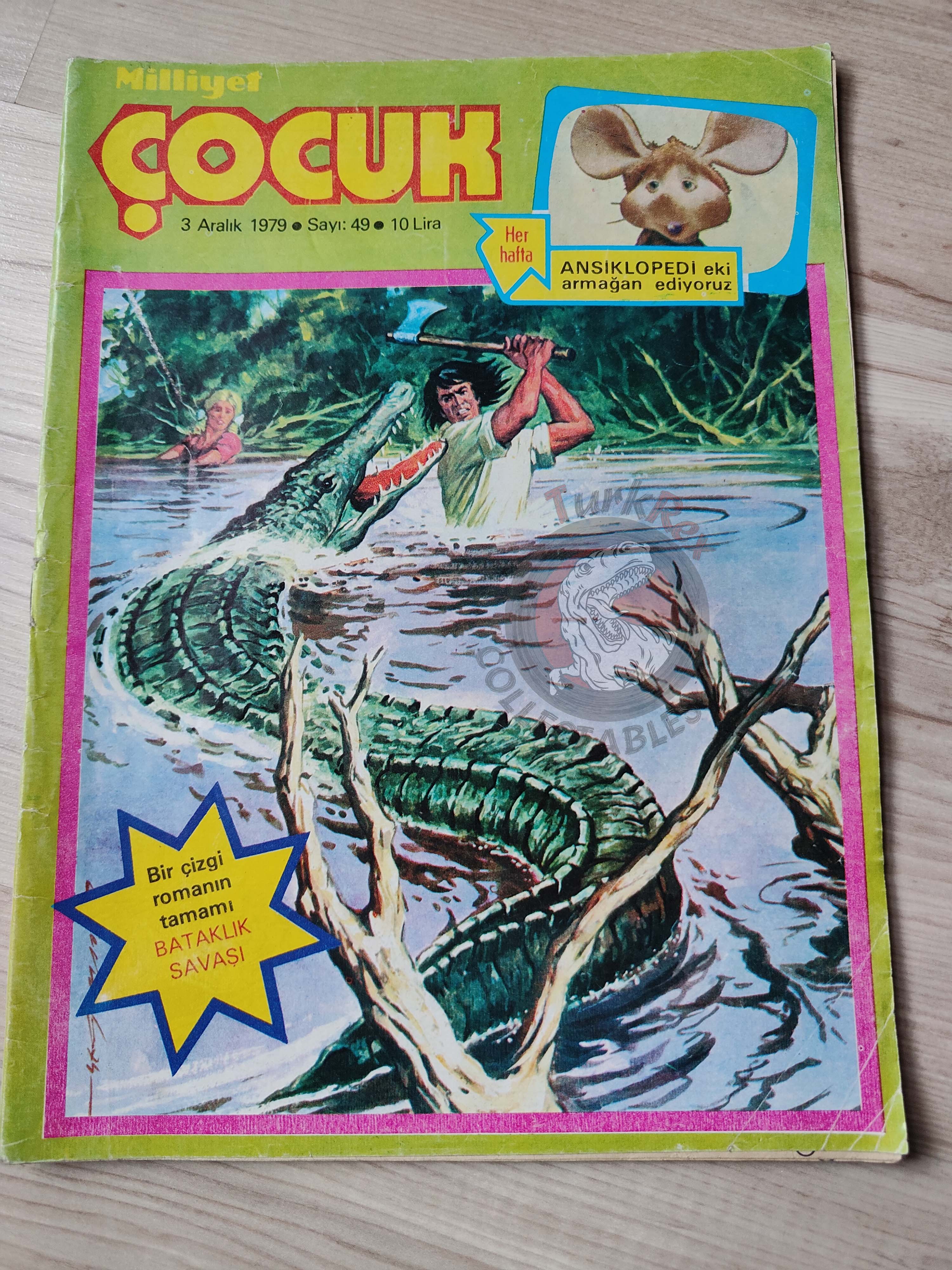 Milliyet Çocuk #49 1979 Turkish Comic Turkey Joyas Literarias Juveniles #143 Thomas Mayne Reid