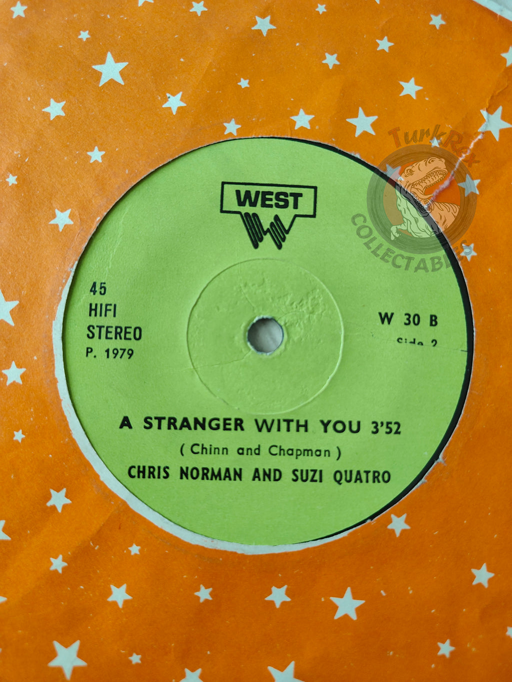 Chris Norman & Suzi Quatro – Stumblin' In 7" Turkish Pressing Vinyl Turkey Edition Smokie 2