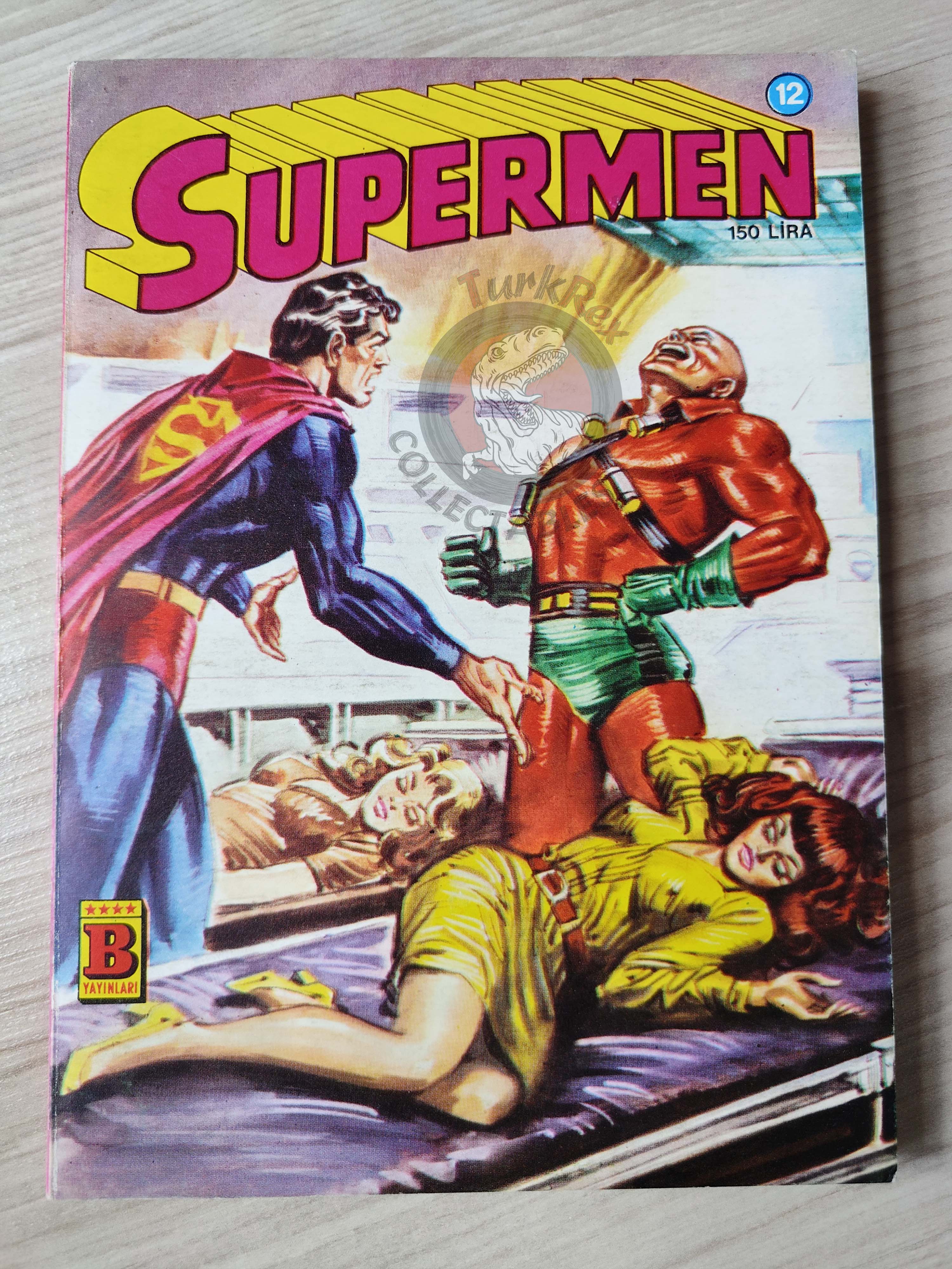 Superman #12 1982 Turkish Comic Turkey #362 #363 #396 Action Comics #521 #518