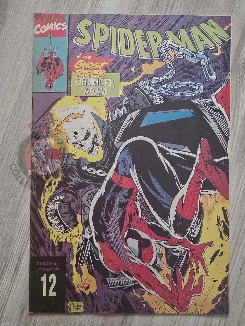 Spider-Man #12 1990s Turkish Comic Turkey Spider-Man #7 Todd McFarlane